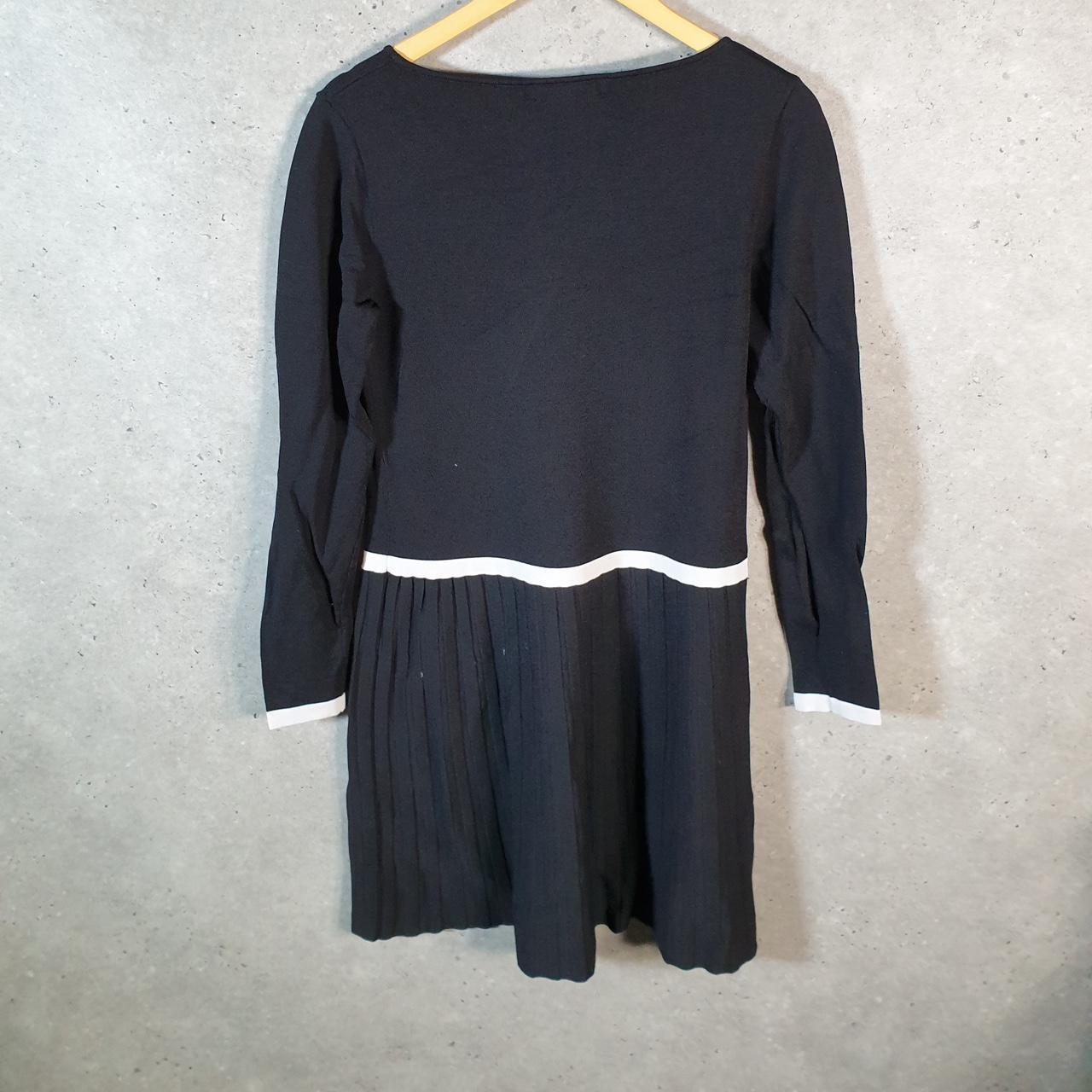 Vintage Ralph Lauren Polo Dress Knit Sweater Womens XL Black Cotton Pullover