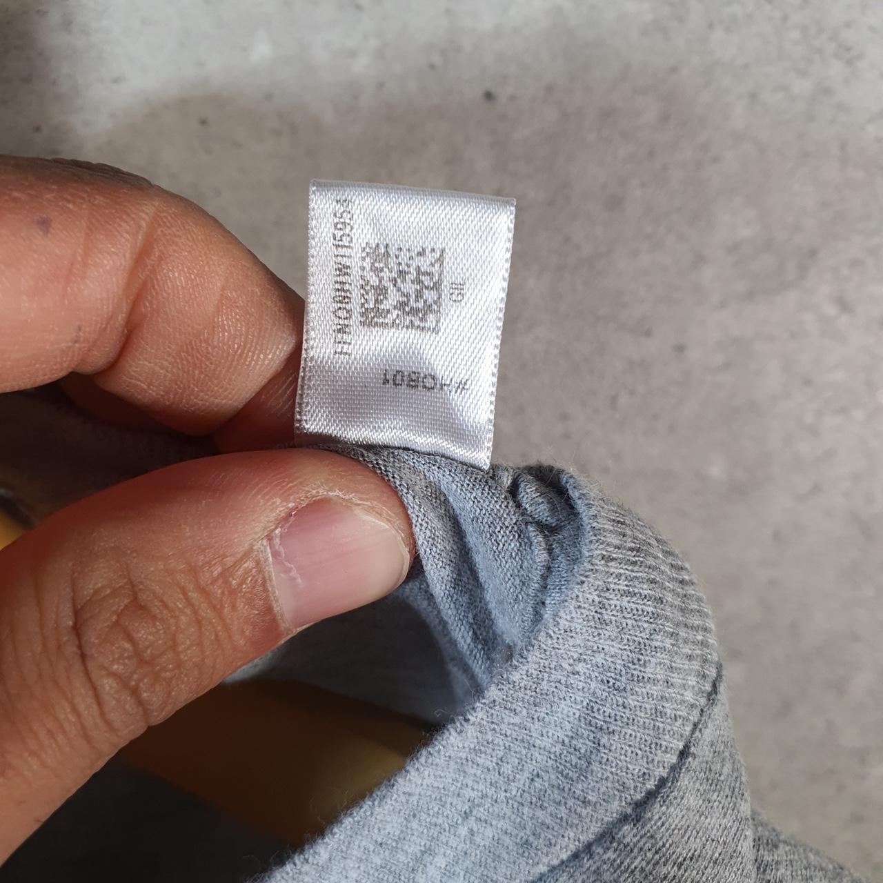 Vintage Adidas Amplifier T Shirt Men’s Medium Grey Three Stripes Logo Athletic