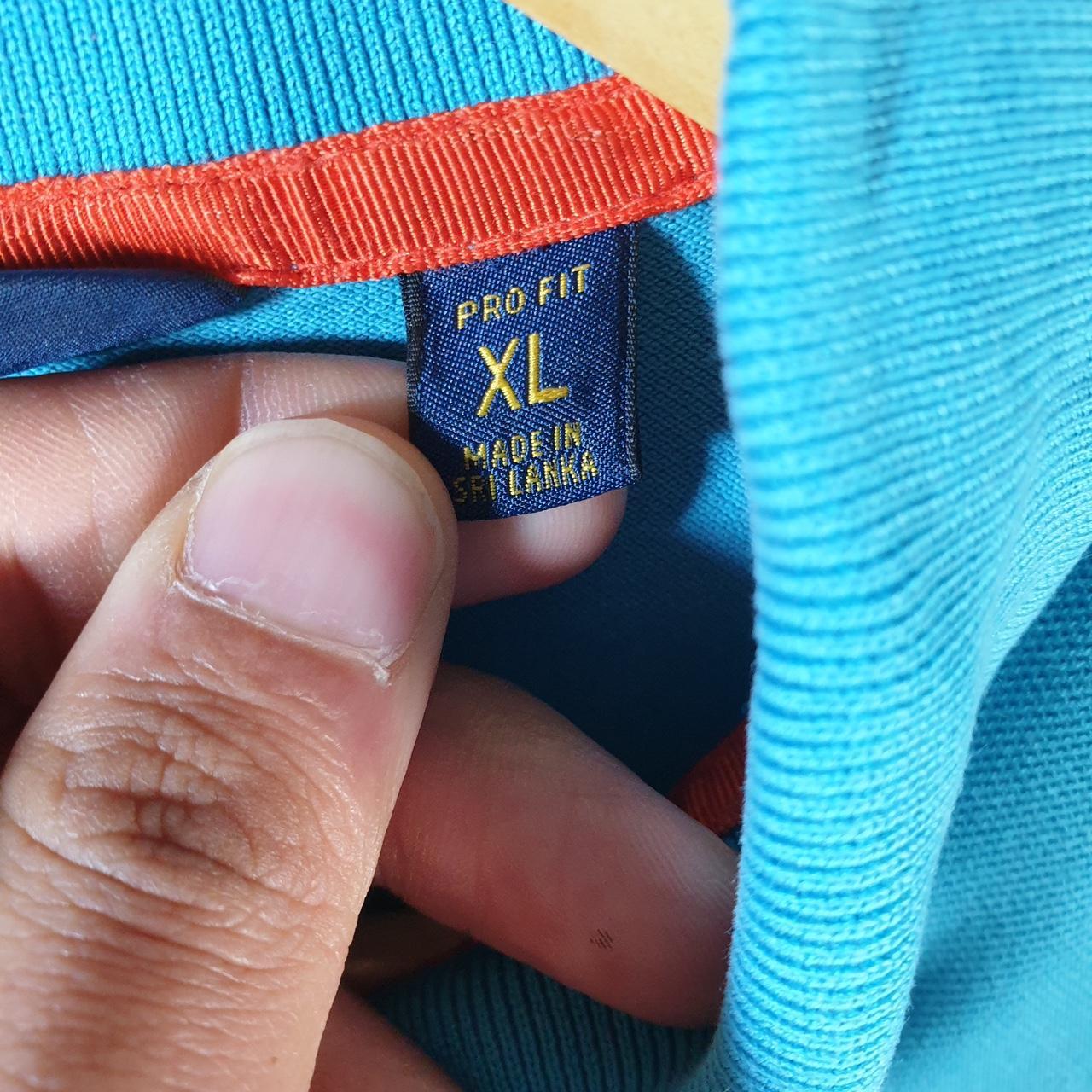 Vintage Ralph Lauren Polo Golf Shirt Mens XL Blue Casual Cotton Pro Fit Pony