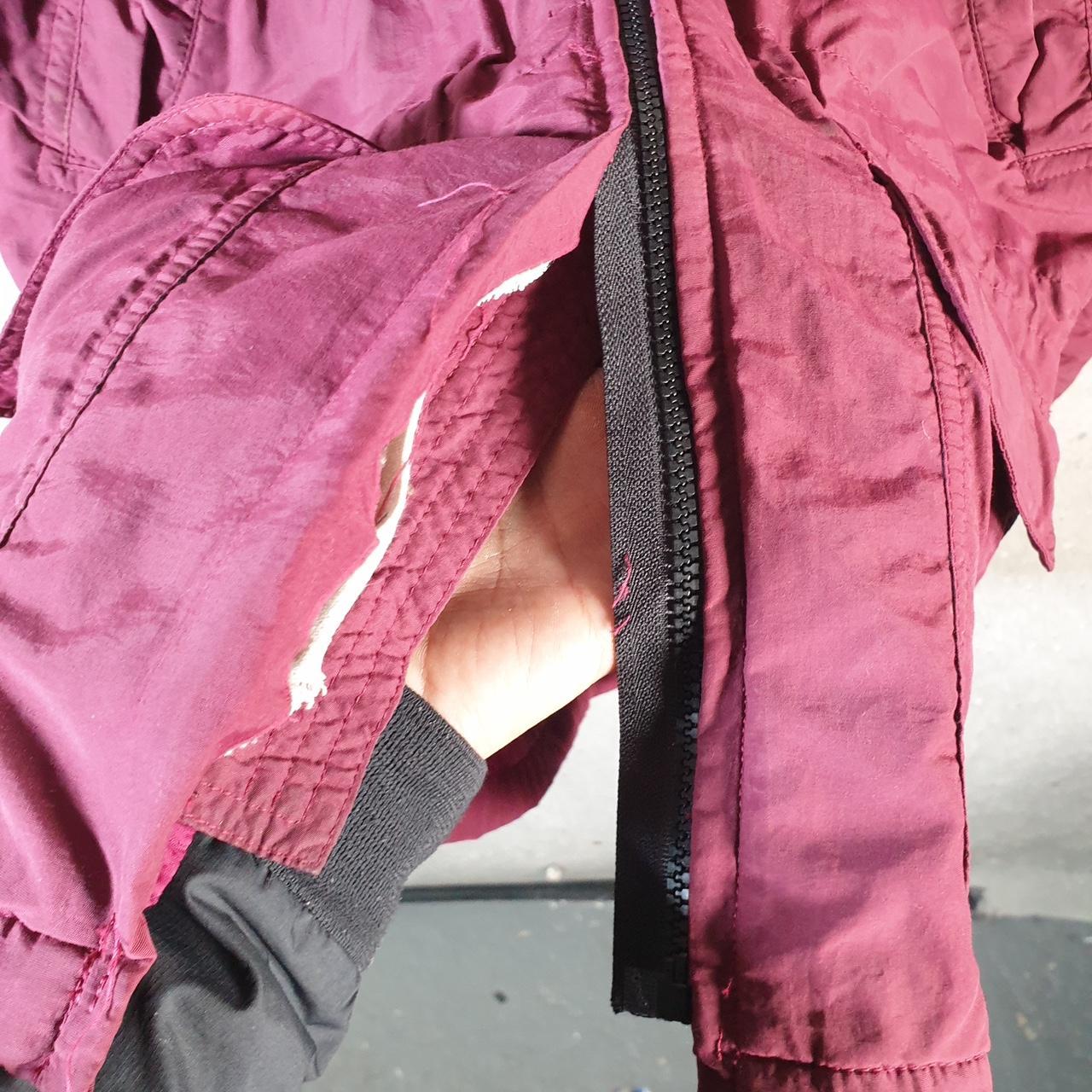 Vintage L.L. Bean Outdoors Jacket Mens Small Pink Hooded Waterproof
