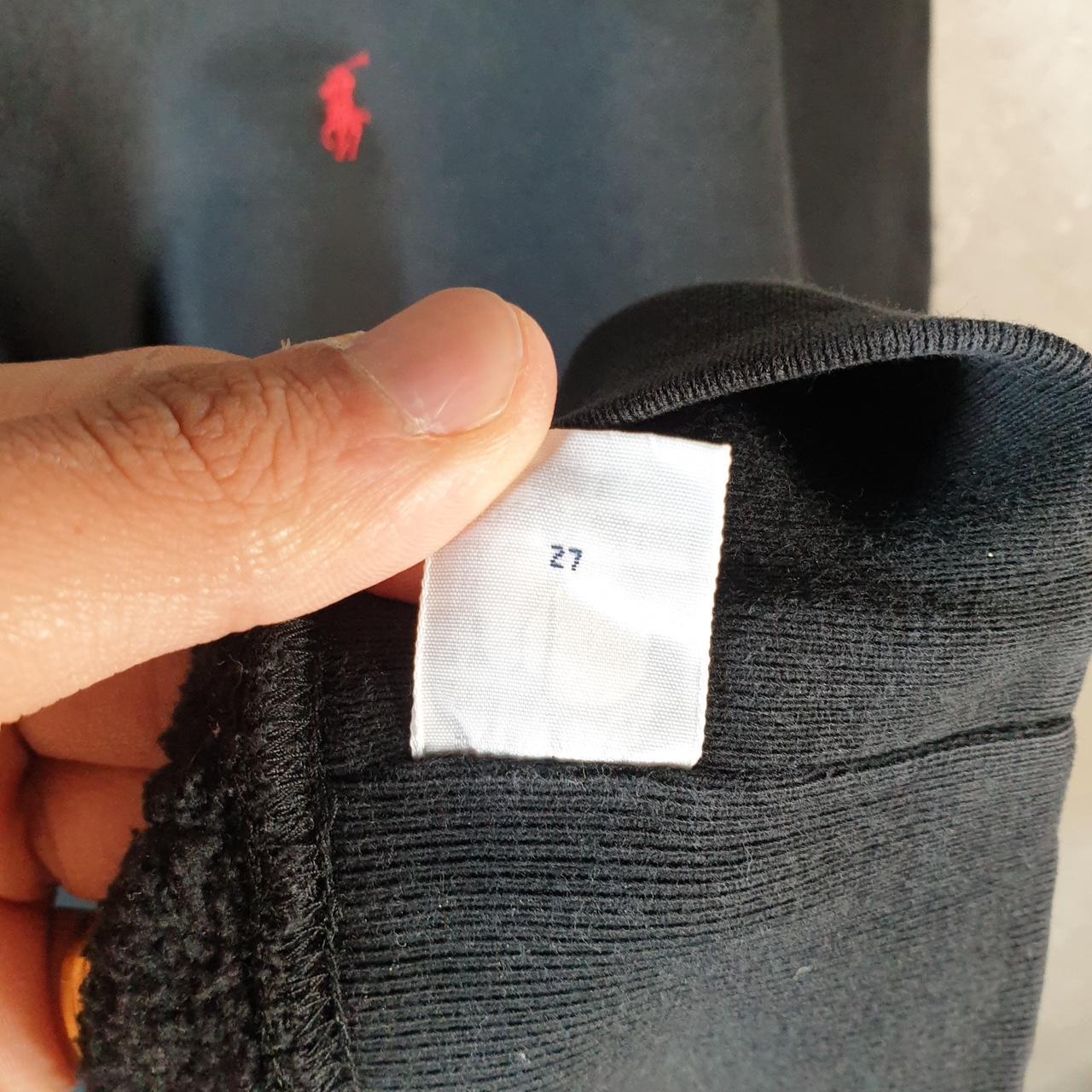 Vintage Ralph Lauren Polo Sweatshirt Men’s Medium Black Cotton Pullover Pony