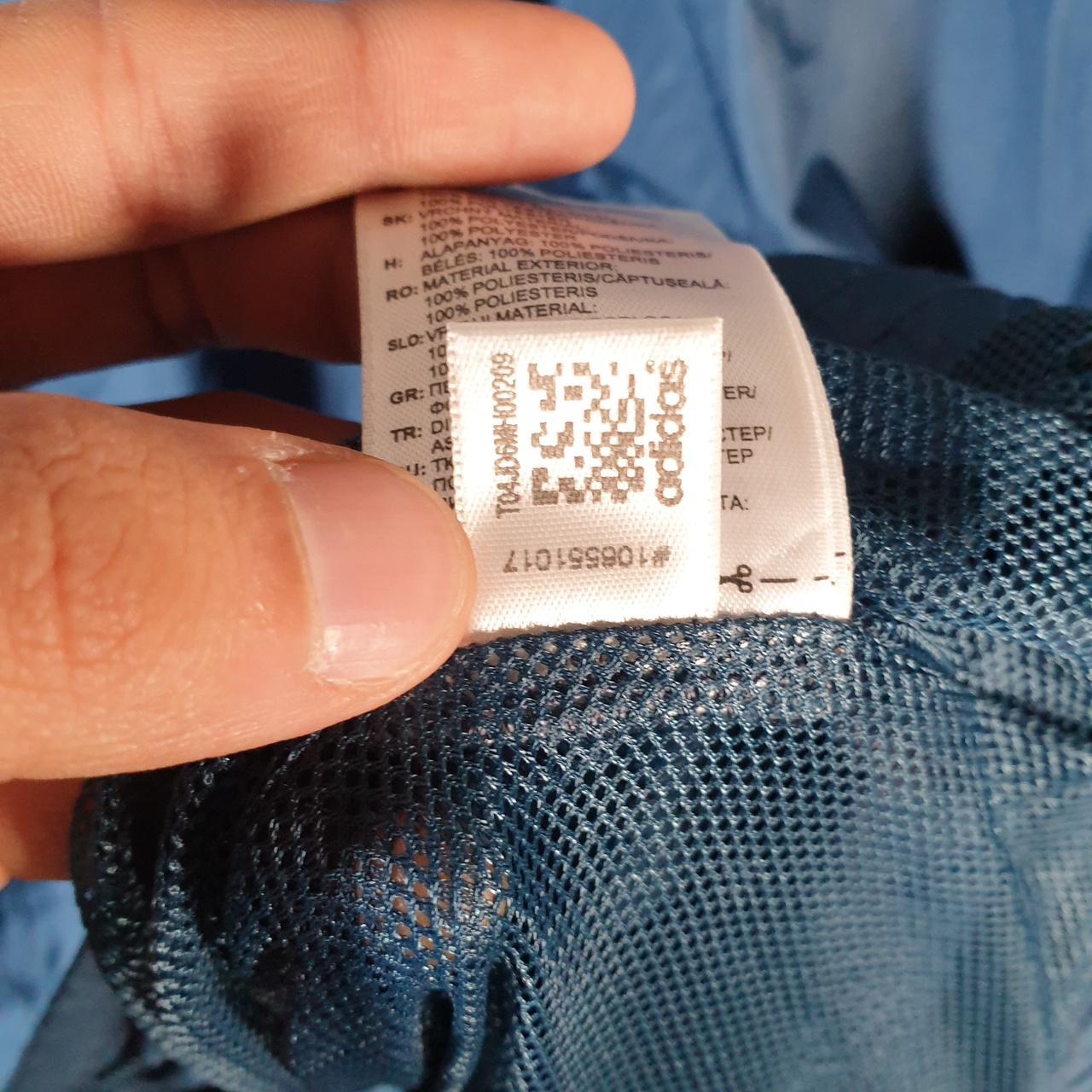 Vintage Adidas Windbreaker Track Jacket Mens XL Blue USA Three Stripes Full Zip