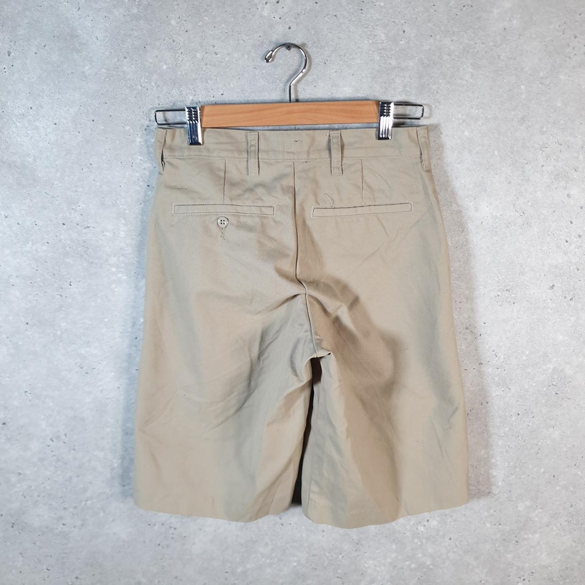 Vintage Dickies Baggy Chino Shorts Jorts Cargo Mens W28 Brown Loose Fit