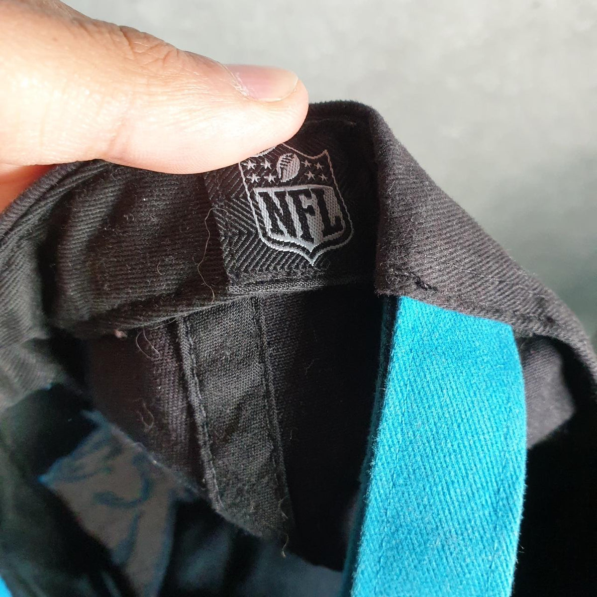 Vintage NFL Carolina Panthers Cap Kids Adjustable USA Spellout Athletic C8509