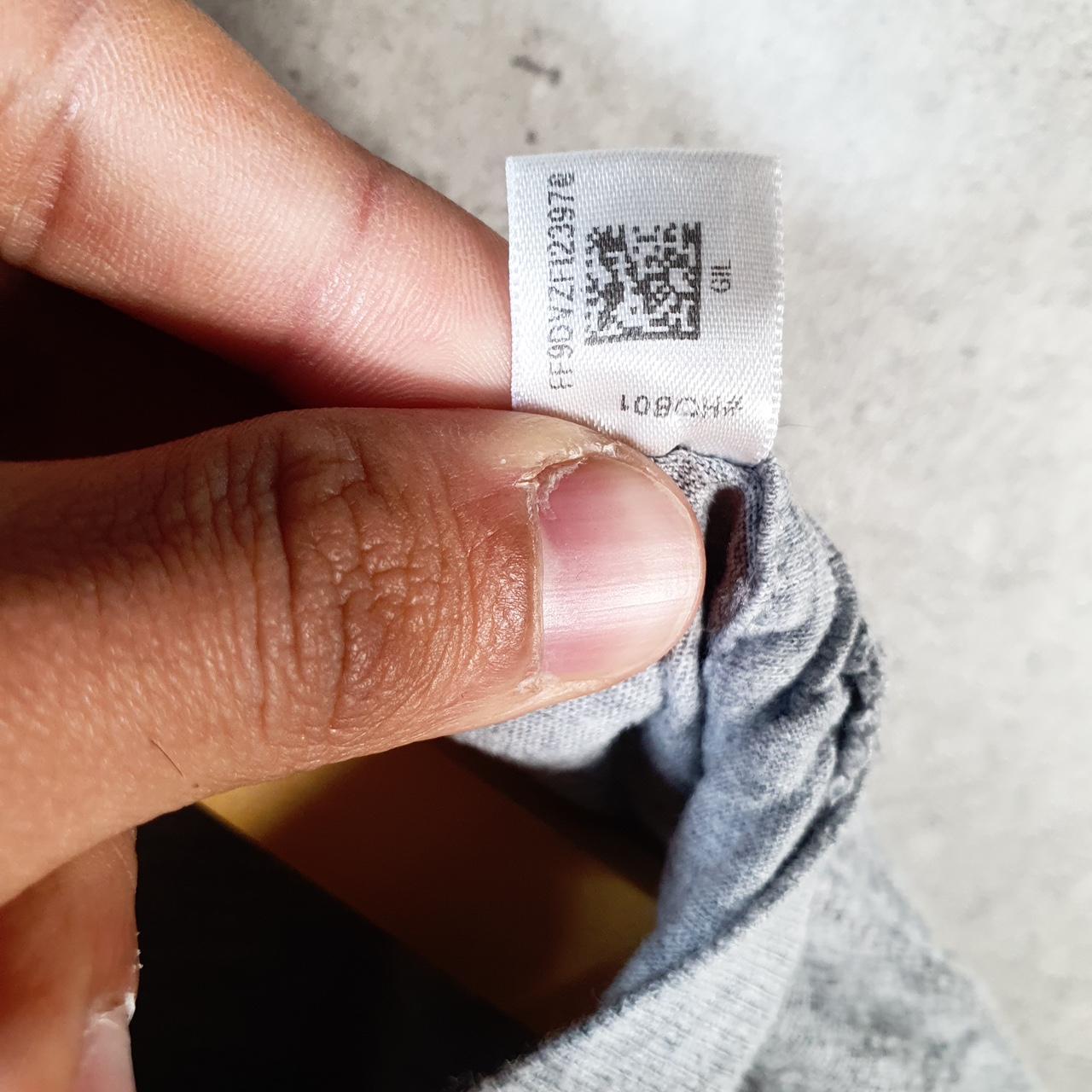 Vintage Adidas Amplifier Baltimore Uni T Shirt Men’s XL Grey Three Stripes Logo Athletic