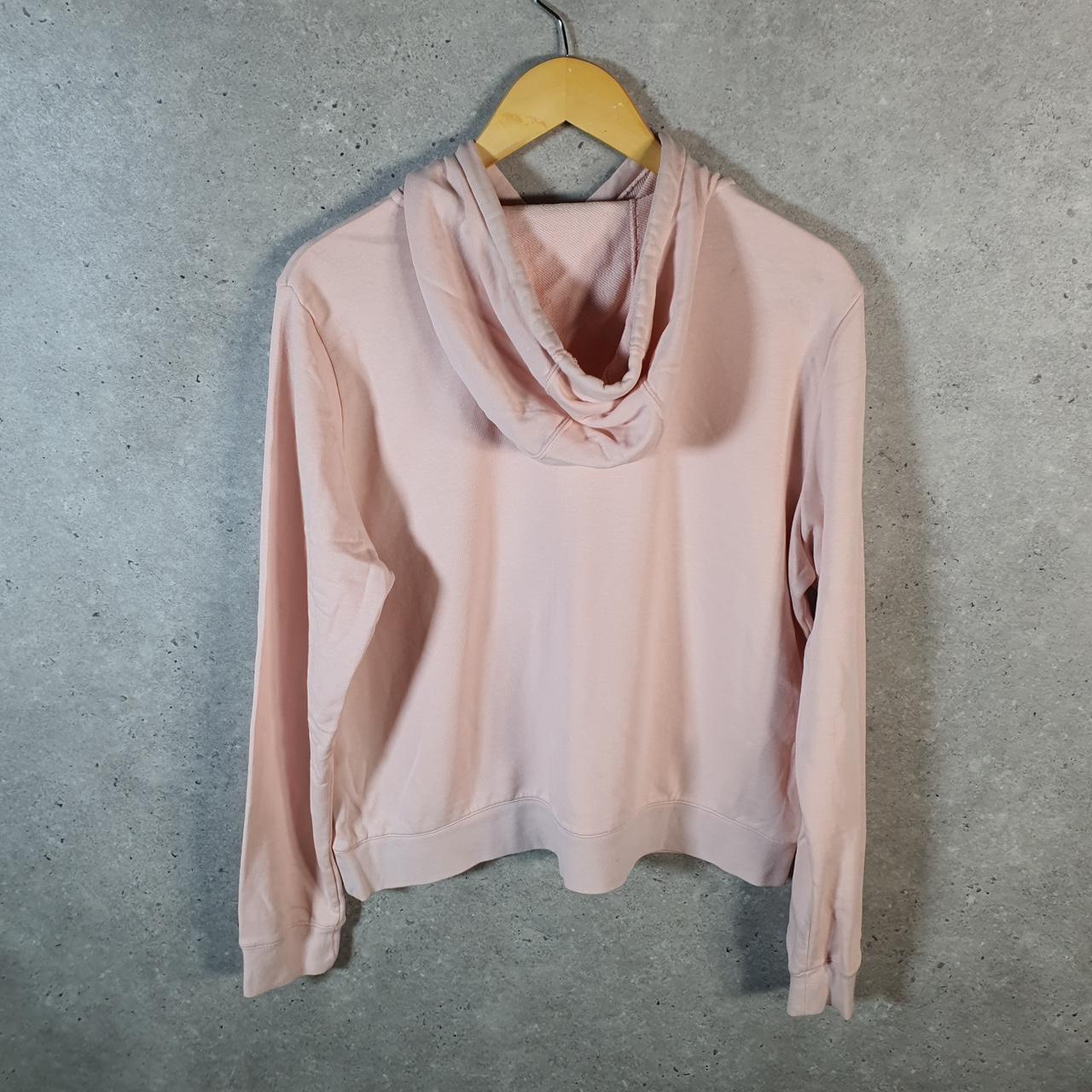 Vintage Nike Club Spellout Hoodie Womens XL Pink Swoosh Y2K Pullover