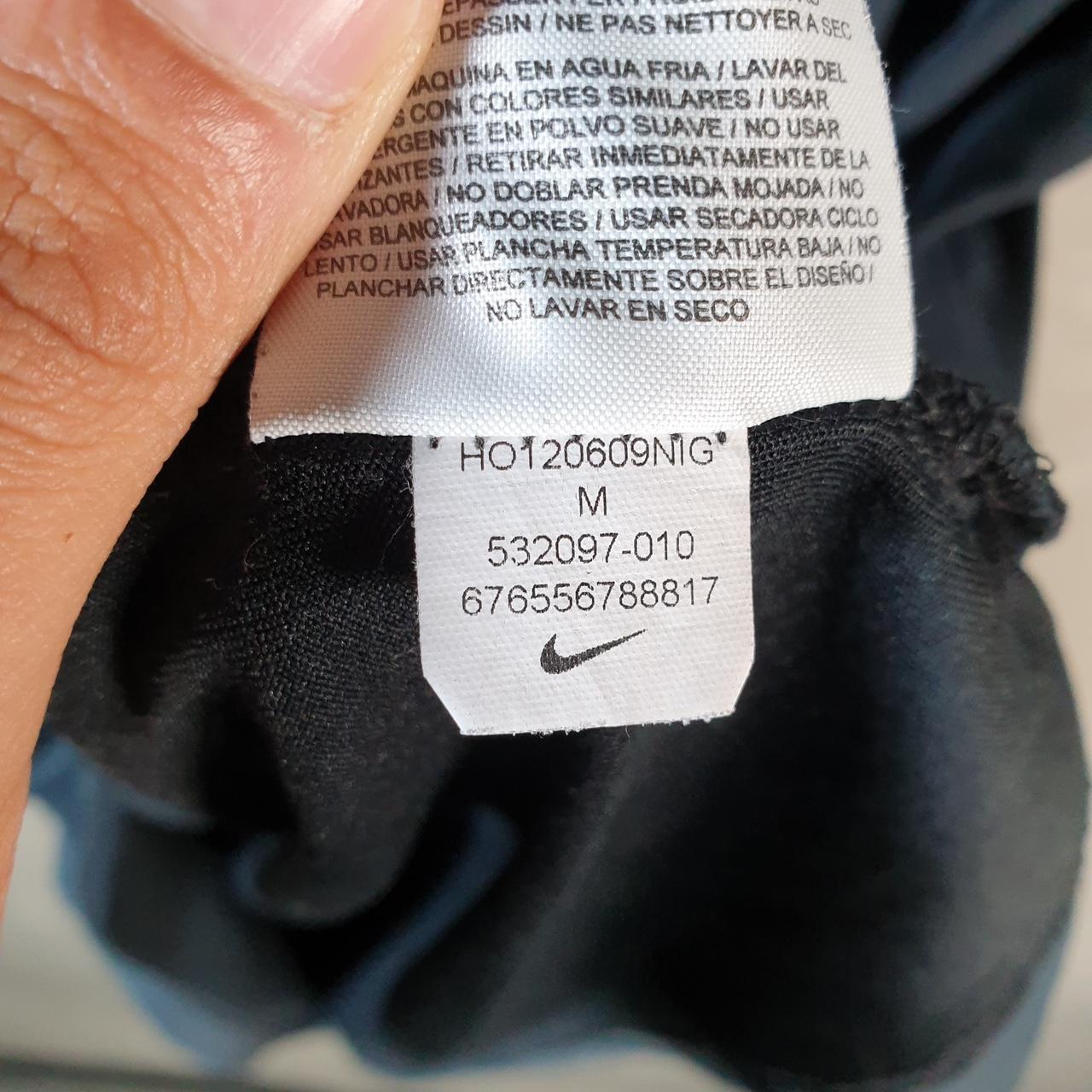 Vintage Nike Just Do It Dri fit Spellout T Shirt Mens Medium Black Logo Swoosh Athletic