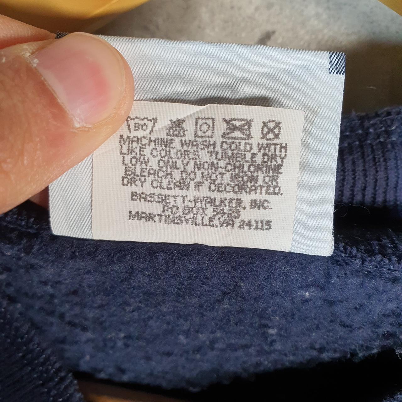 Vintage Lee Heavyweight Sweatshirt Men’s Large Navy Blue Amsure
