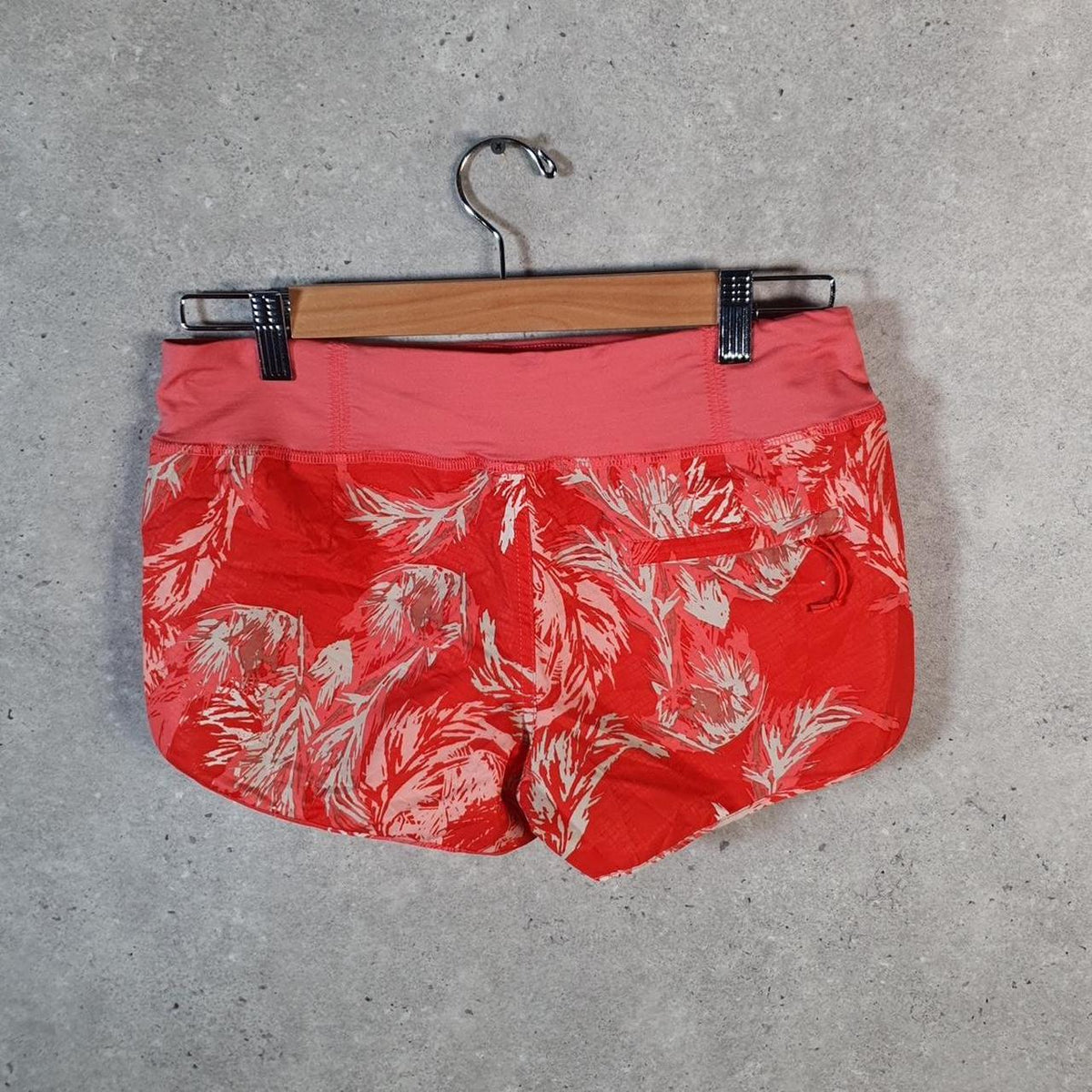 Vintage Patagonia Baggies Shorts Jorts Cargo Womens Small Pink Baggy Cotton Fishing Hiking A4742