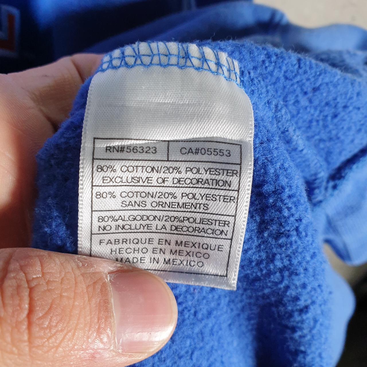 Vintage Nike Team Centre Swoosh Boise State Hoodie Men’s Small Blue Swoosh Y2K