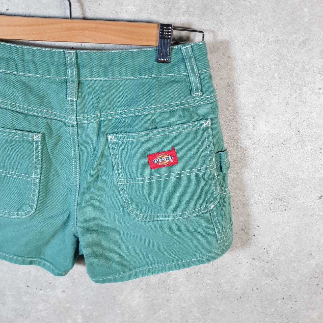 Vintage Dickies Baggy Chino Shorts Jorts Cargo Womens W25 Blue Denim Loose Fit