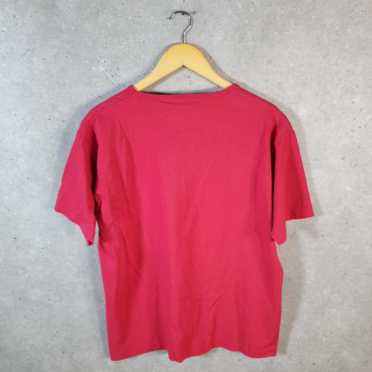 Vintage Anvil Nutcracker Santa Fe 90s USA Single Stitch T Shirt Men’s Large Red C8899
