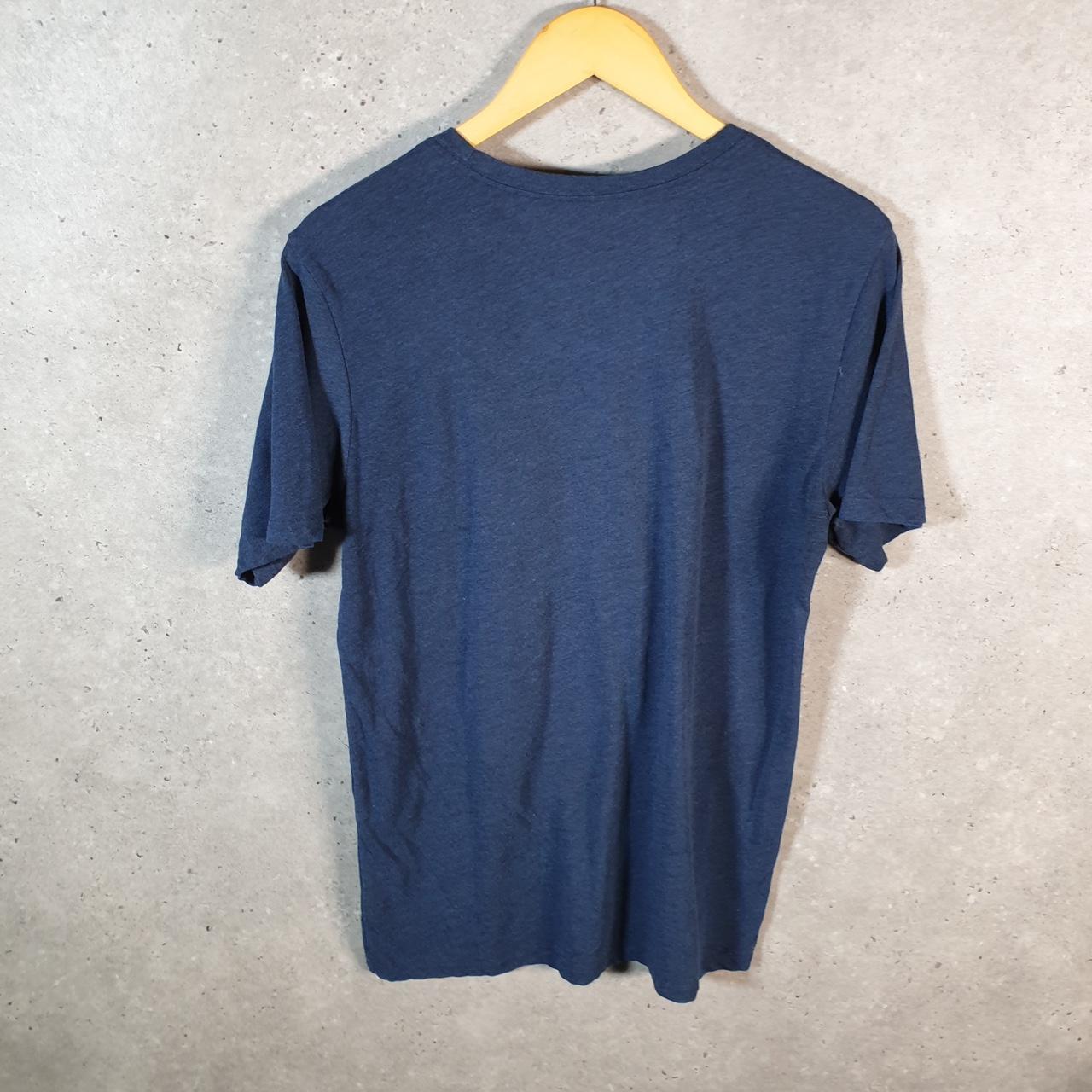 Vintage Nike Dri Fit USA Olympics T Shirt Men’s Medium Blue Swoosh Logo Athletic