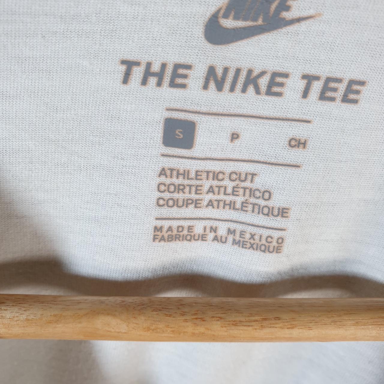 Vintage Nike Air Spellout T Shirt Mens Small White Logo Swoosh Athletic