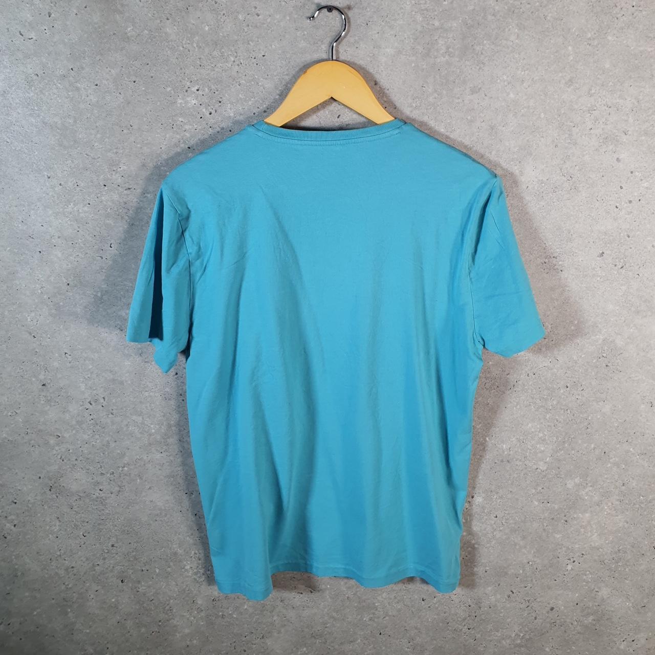 Vintage Ralph Lauren Polo Sport T Shirt Men’s Large Blue Custom Slim Fit Embroidered Pony C8672