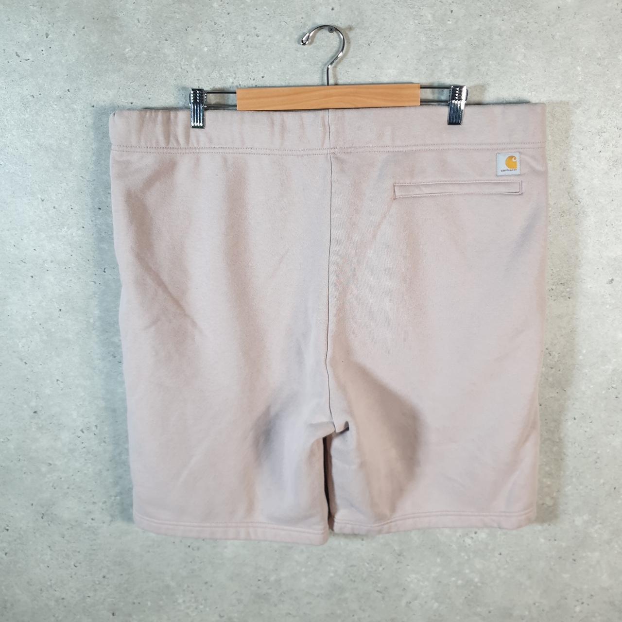 Vintage Carhartt Baggy Sweat Shorts Jorts Cargo Men’s XL Beige Relaxed Fit Workwear