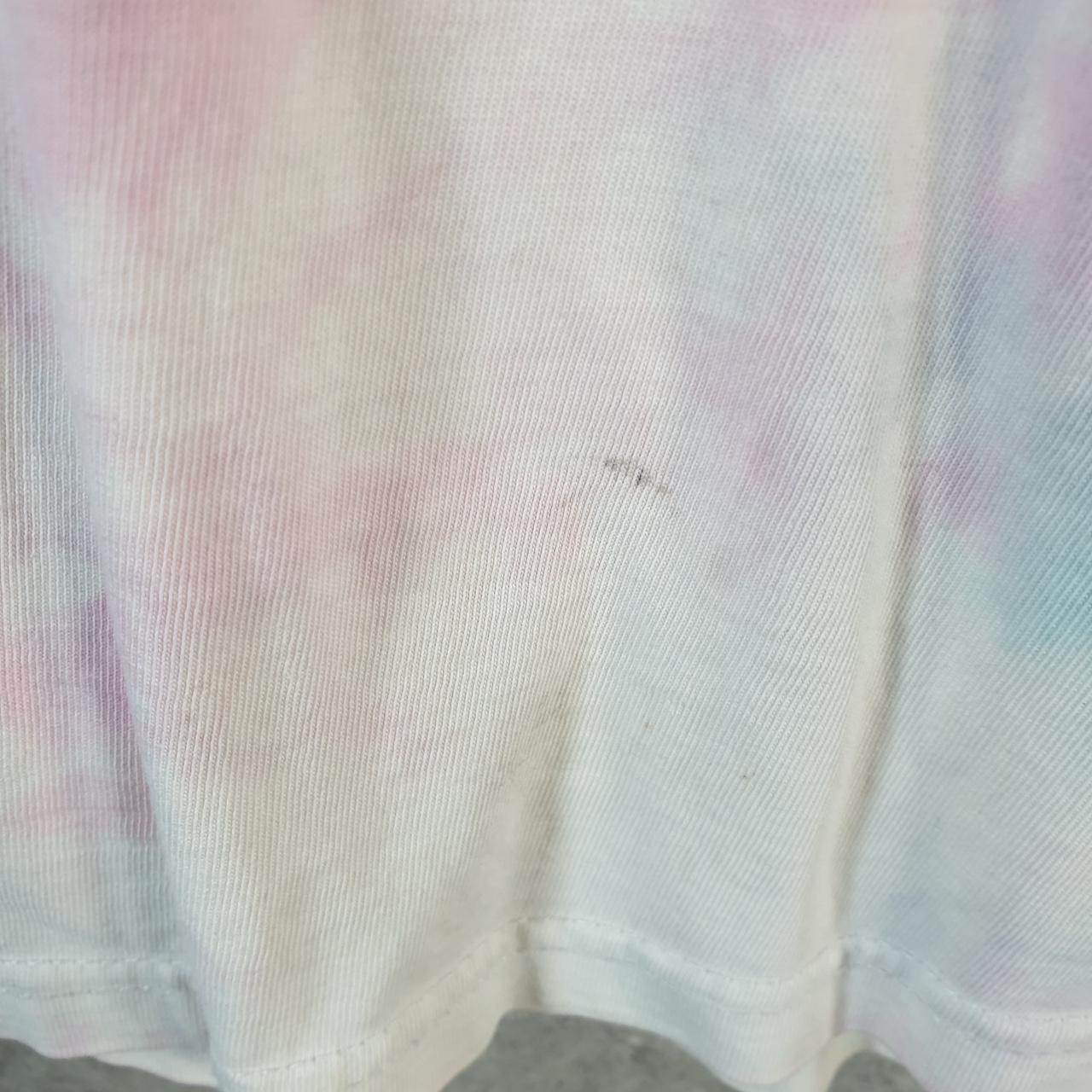 Vintage Stussy Spellout Tie Dye Printed T Shirt Men’s Small Pink Graphic Short Sleeve Big Fish Vintage