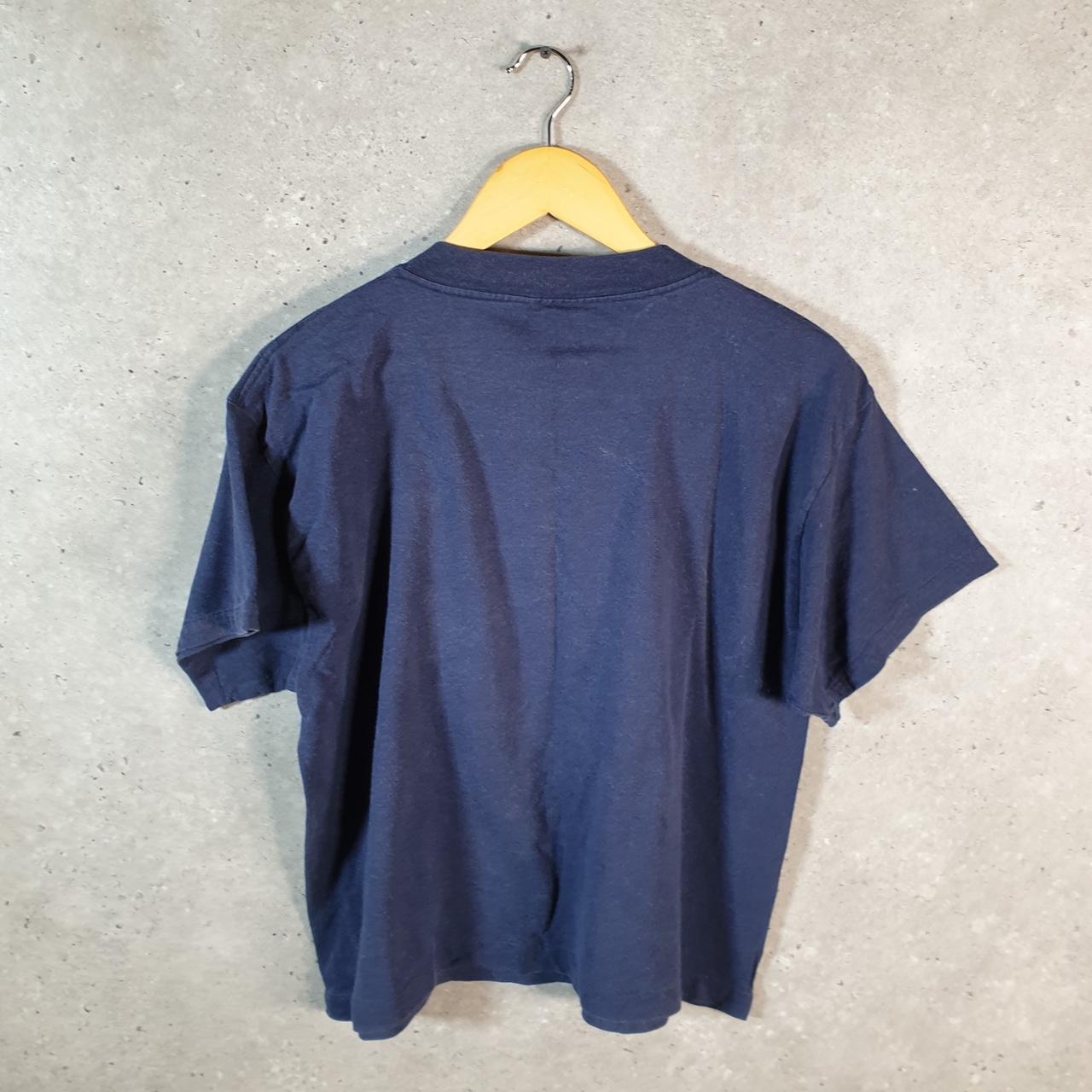 Vintage Murina Florida Treasure Island Embroidered 90s USA Single Stitch T Shirt Womens Large Blue