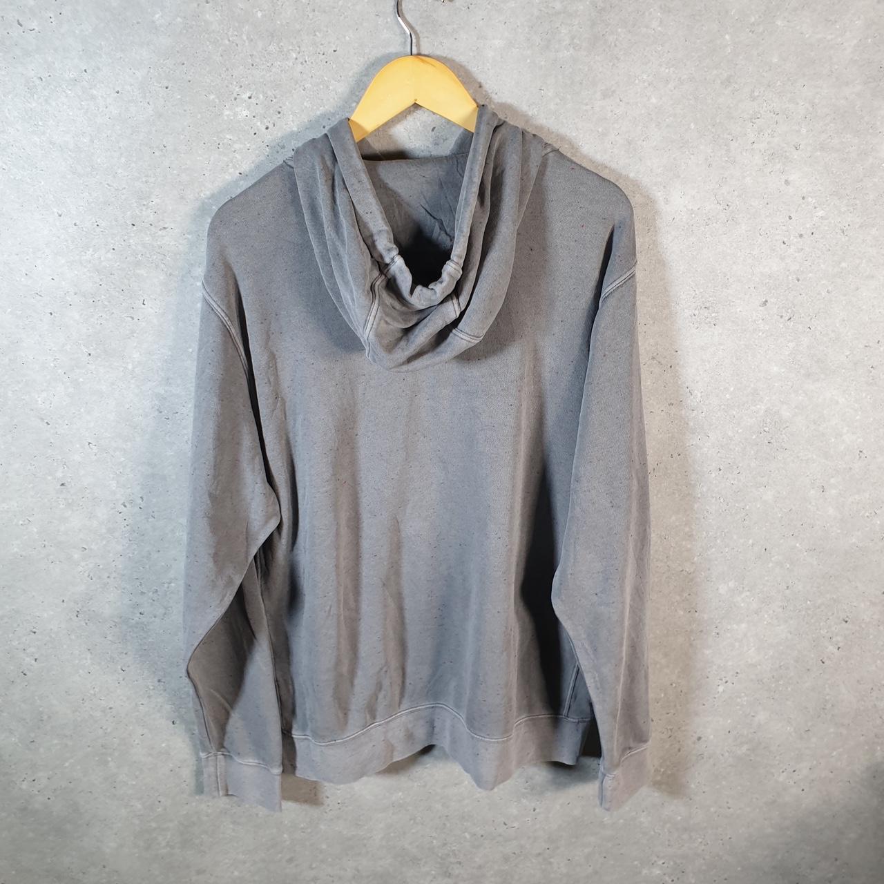 Vintage Nike Embroidered Hoodie Men’s Large Grey Swoosh Y2K Pullover