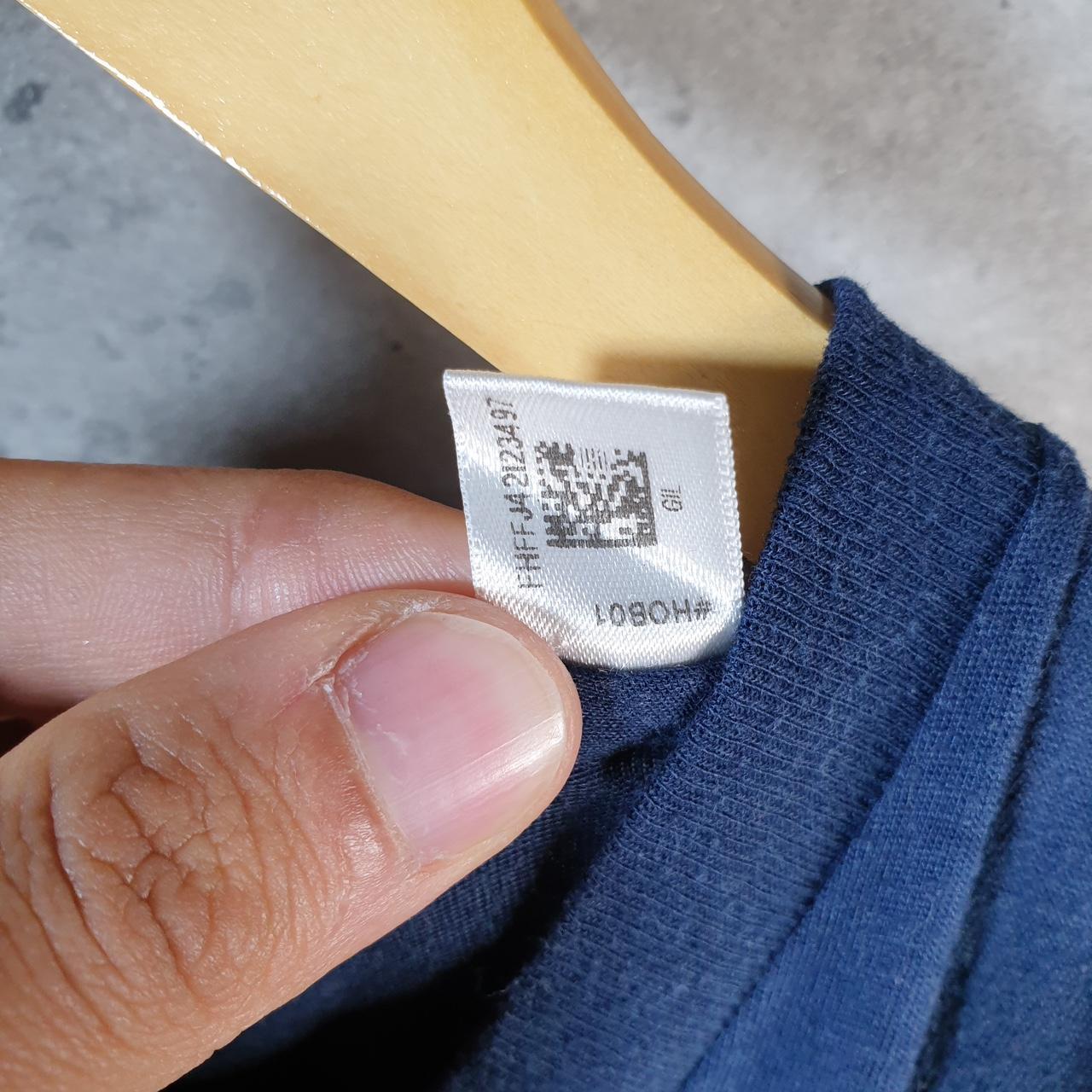 Vintage Adidas Go To Performance Tee T Shirt Men’s XL Navy Blue Three Stripes Athletic