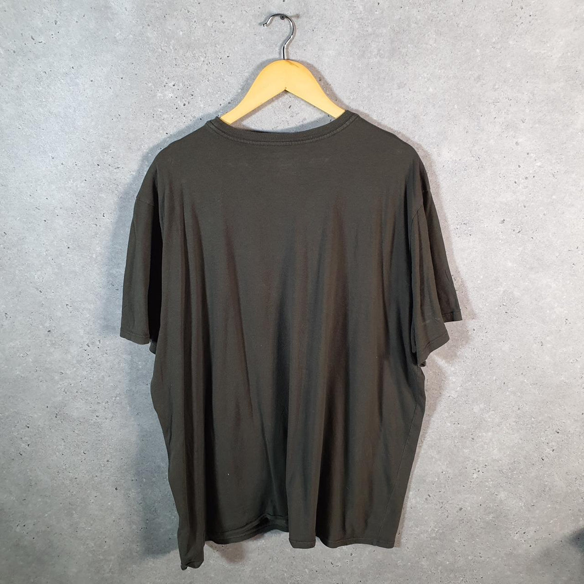 Vintage Puma Spellout T Shirt Men’s 3XL Khaki Green sports Logo Athletic