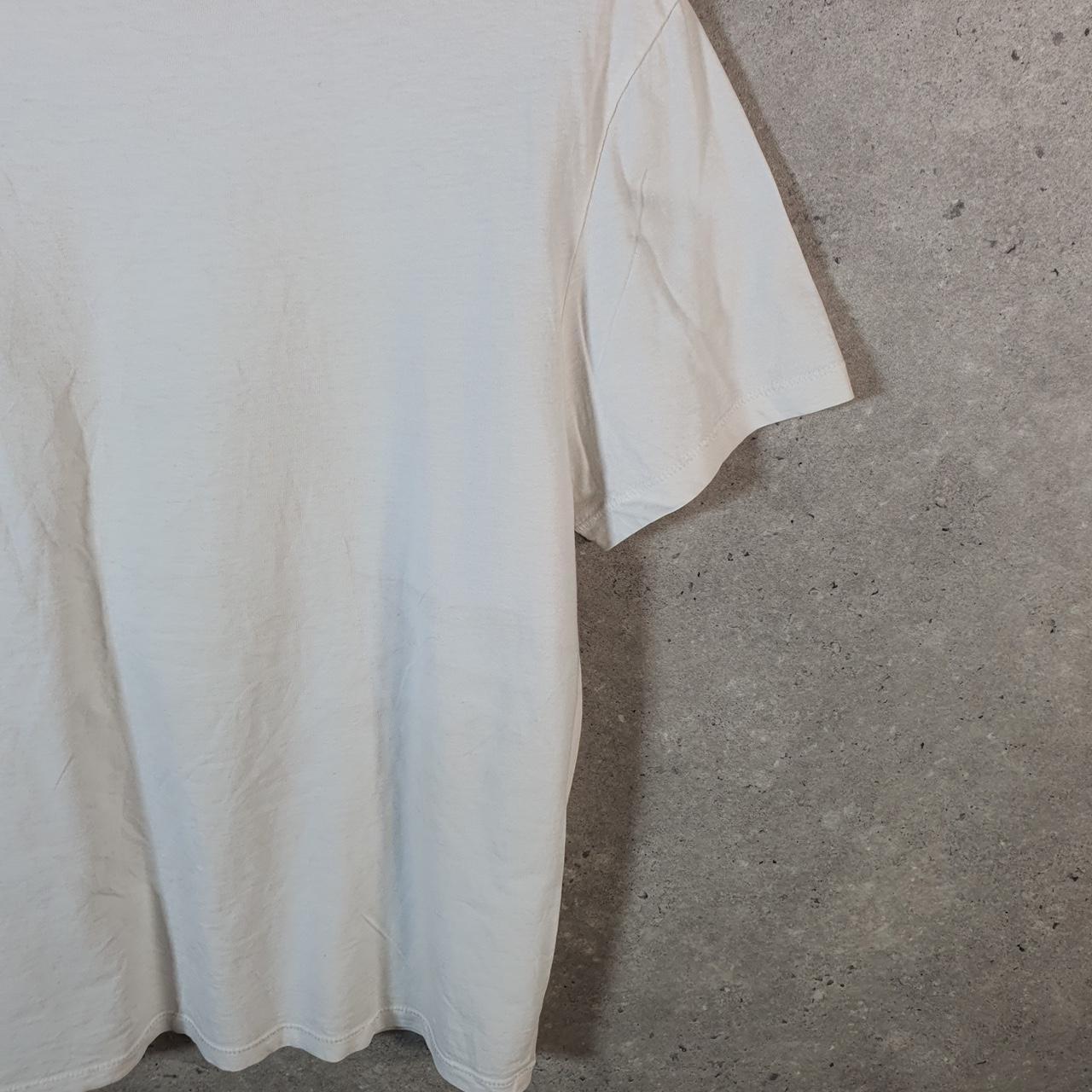 Vintage Calvin Klein Graphic Blank T Shirt Men’s Medium White Casual Sports