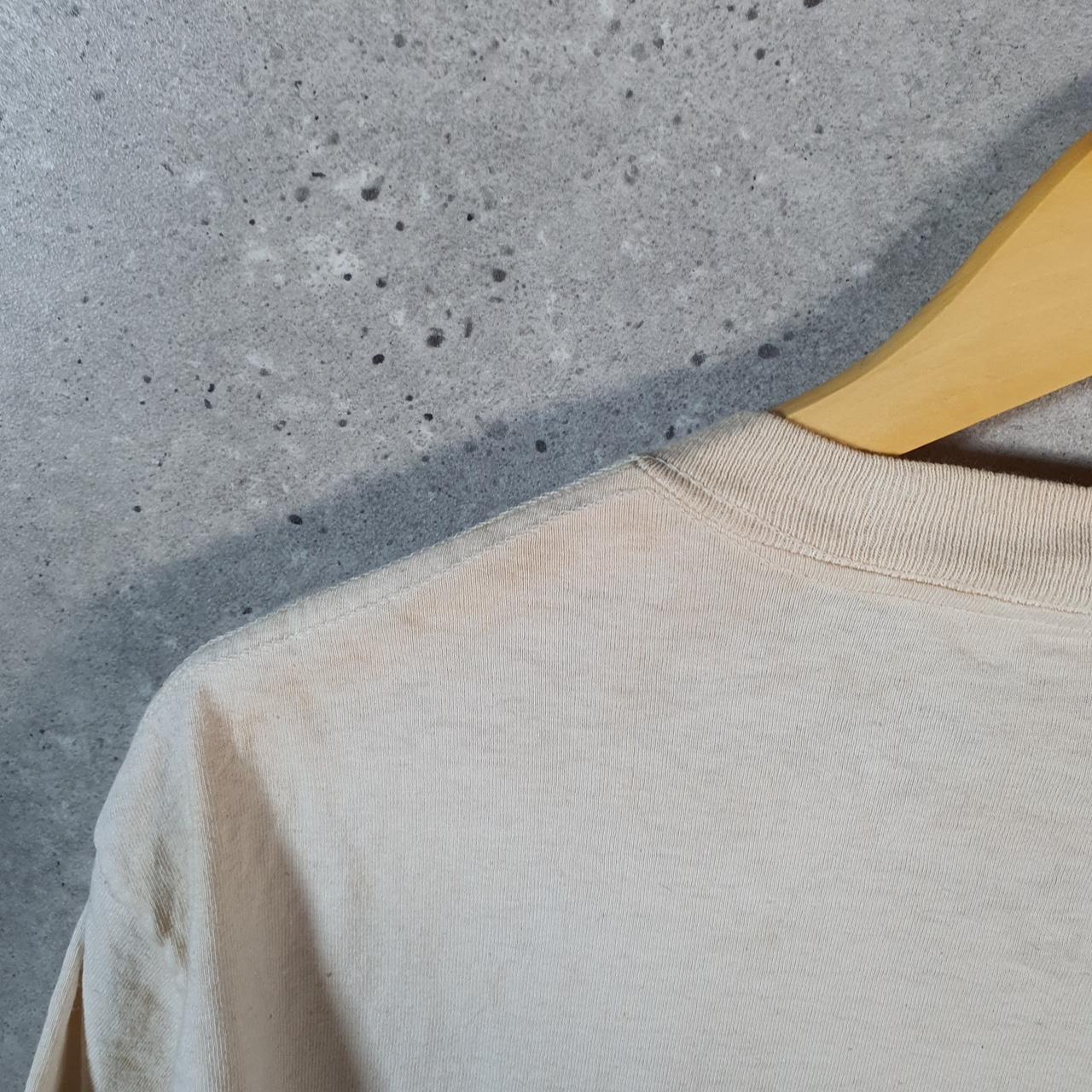 Vintage Softee TeeJays Air Waves US Marshall USA Single Stitch T Shirt Men’s Large Beige