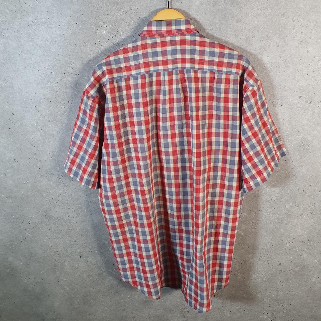 Vintage Ralph Lauren Button Down Shirt Men’s XL Red Checkered Classic USA Pony