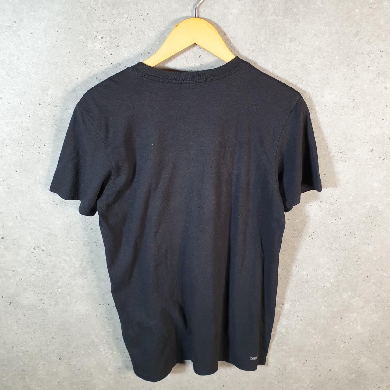 Vintage Adidas Go To Performance Tee T Shirt Men’s Small Black Three Stripes Logo Athletic