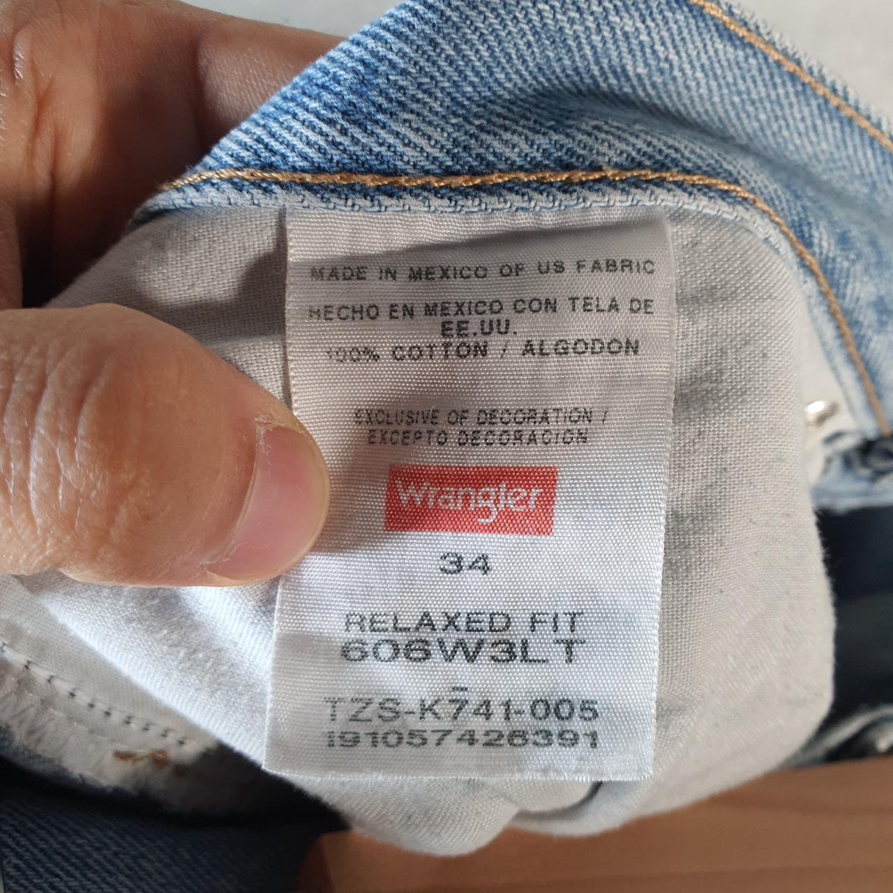 Vintage Wrangler Denim Shorts Jorts Cargo Men’s W34 Relaxed Blue Baggy Cotton