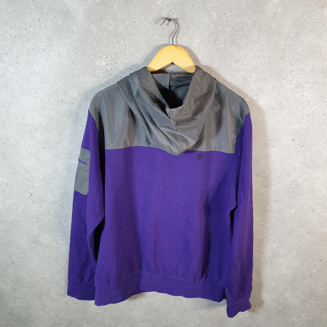 Vintage NBA Sacramento Kings Hoodie Mens Large Purple Full Zip USA Pro Sport
