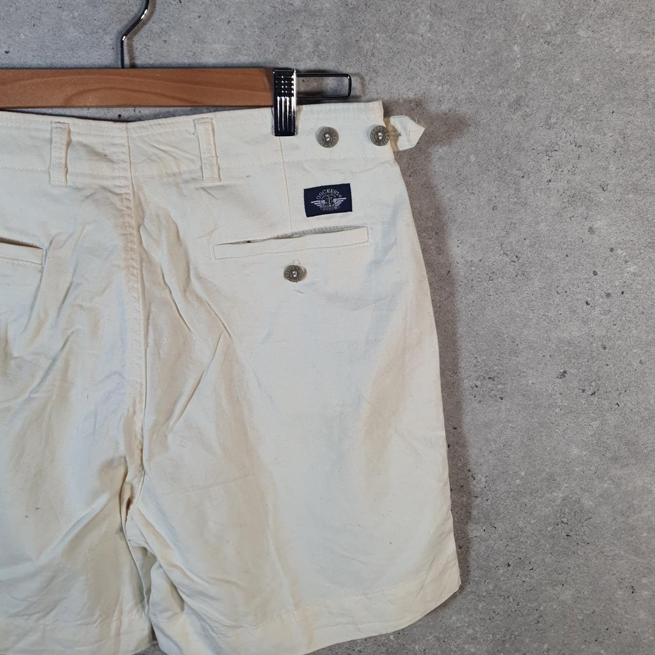 Vintage Dockers Golf Chino Shorts Jorts Cargo Men’s W32 Beige Baggy Cotton