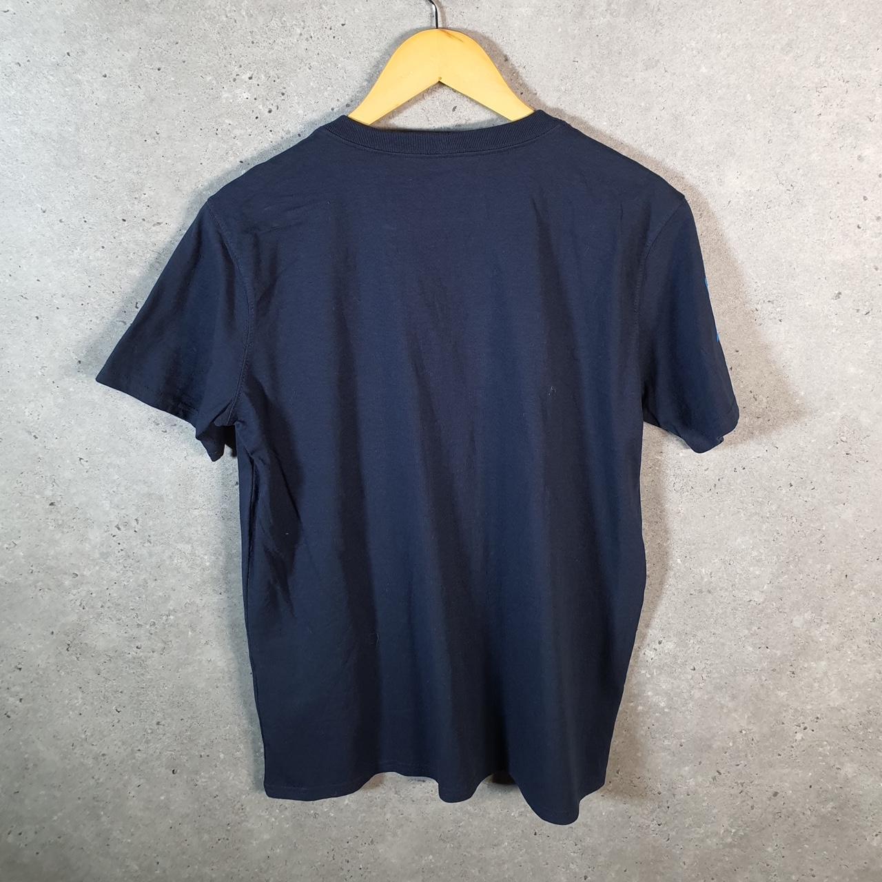 Vintage Carhartt Pocket T Shirt Womens Medium Blue Workwear Chore Utility Loose Fit C9273