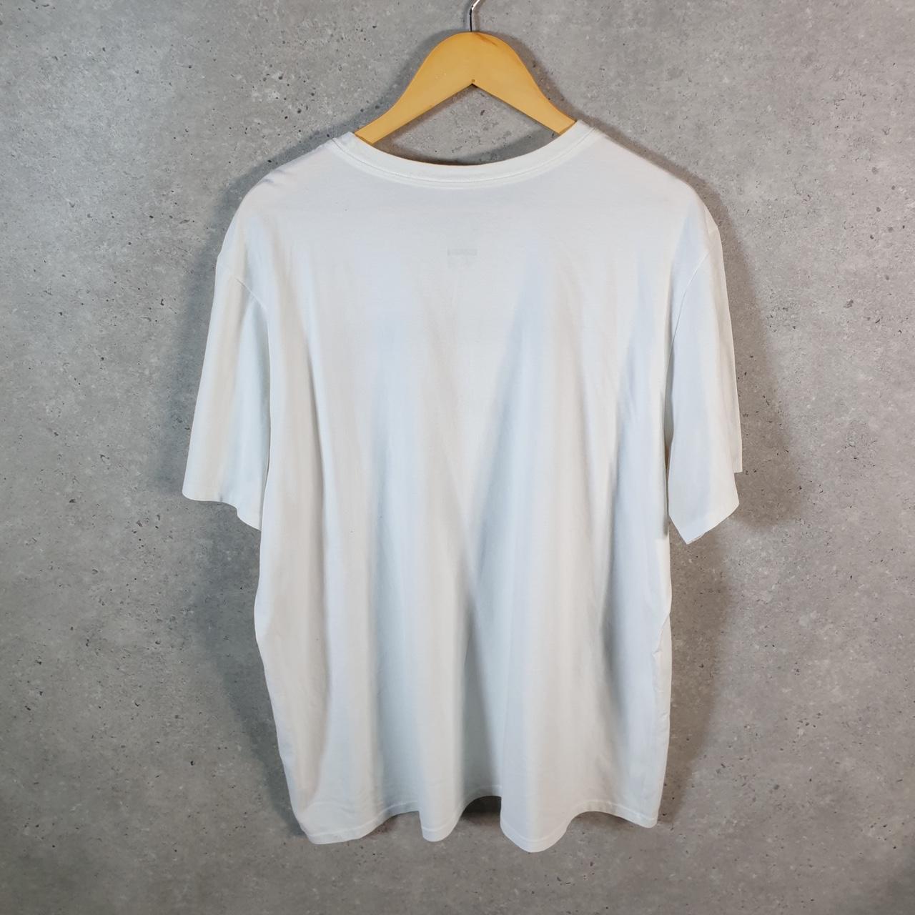 Vintage Nike Dri Fit Club Spellout T Shirt Men’s 2XL White Logo Swoosh Athletic