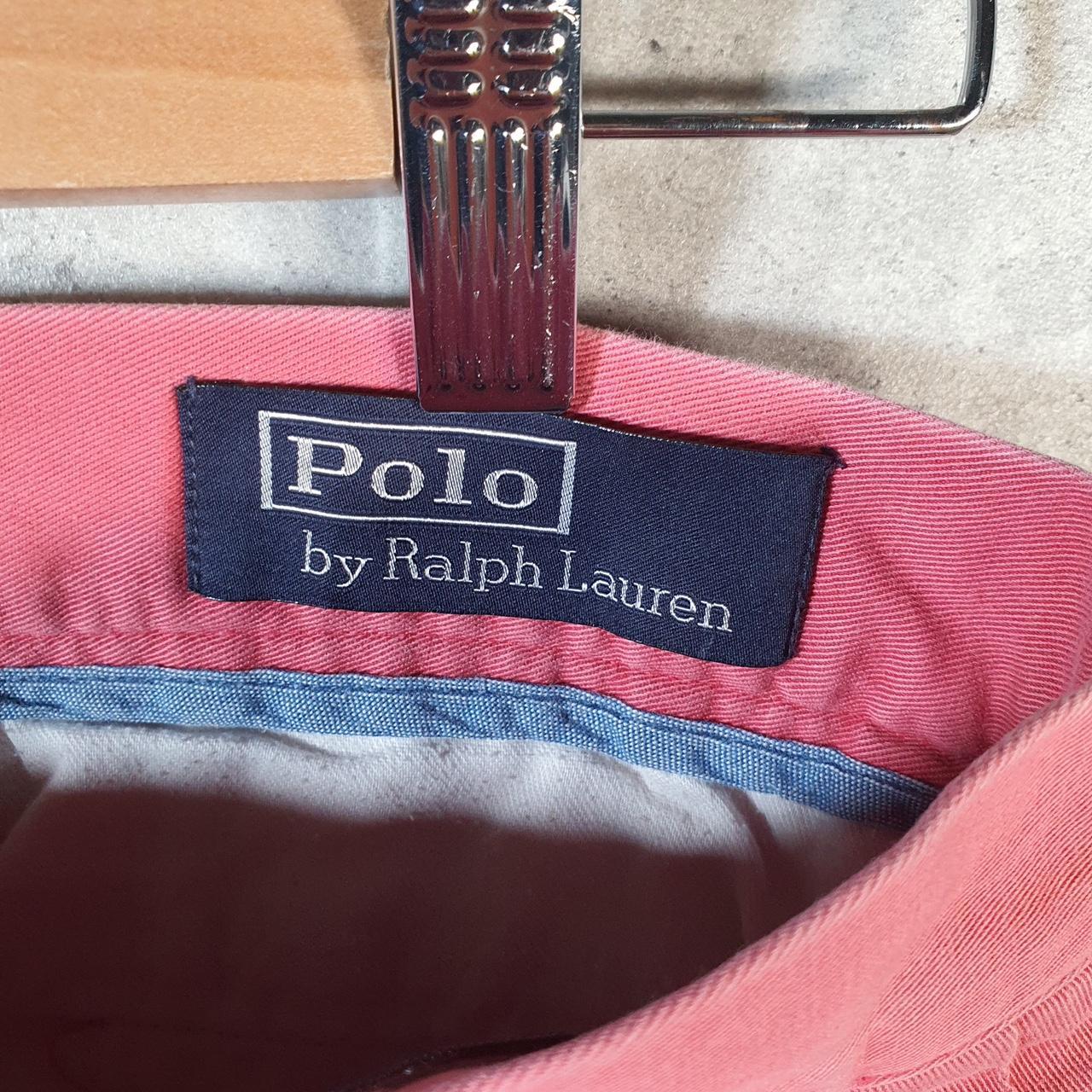 Vintage Ralph Lauren Polo Shorts Jorts Chino Cargo Men’s W30 Pink Baggy Cotton