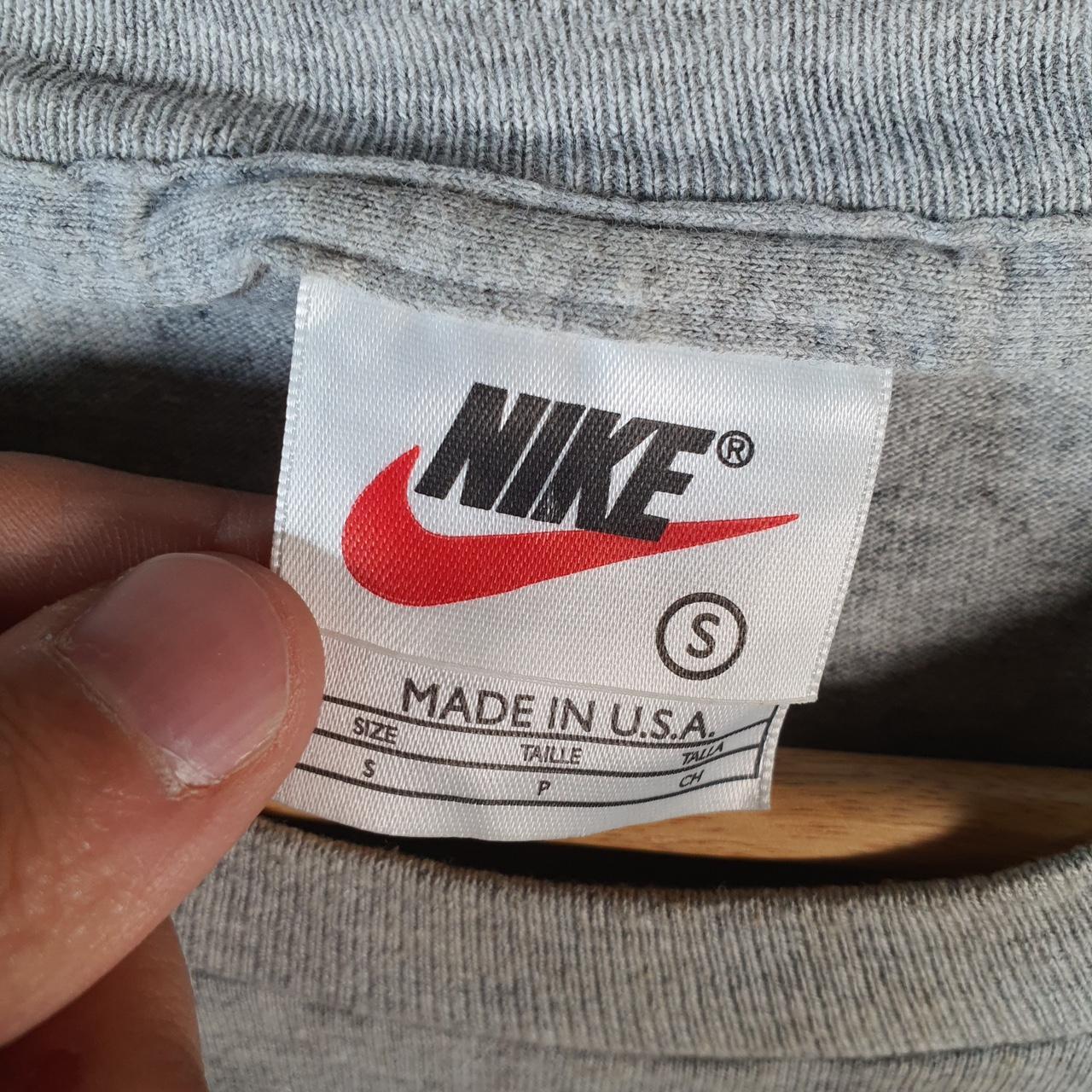 Vintage Nike 90s USA Women Don’t Sweat Pigs Can Fly T Shirt Men’s Large Grey Logo Swoosh