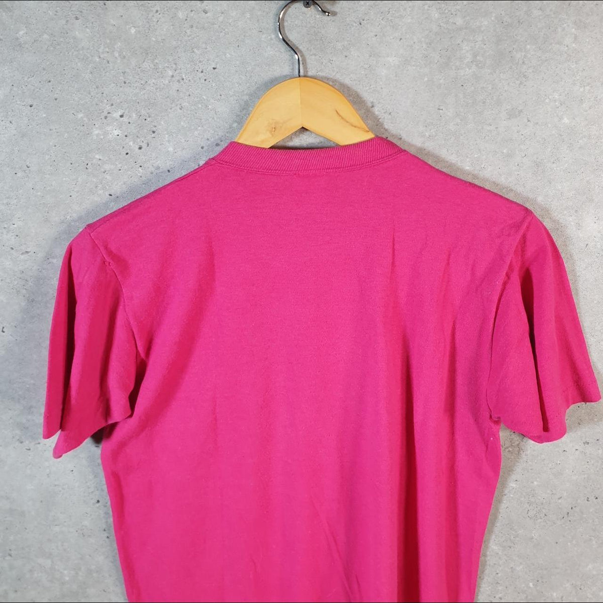 Vintage Jerzees Iris Tennessee Flowers 90s USA Single Stitch T Shirt Men’s Small Pink C8015