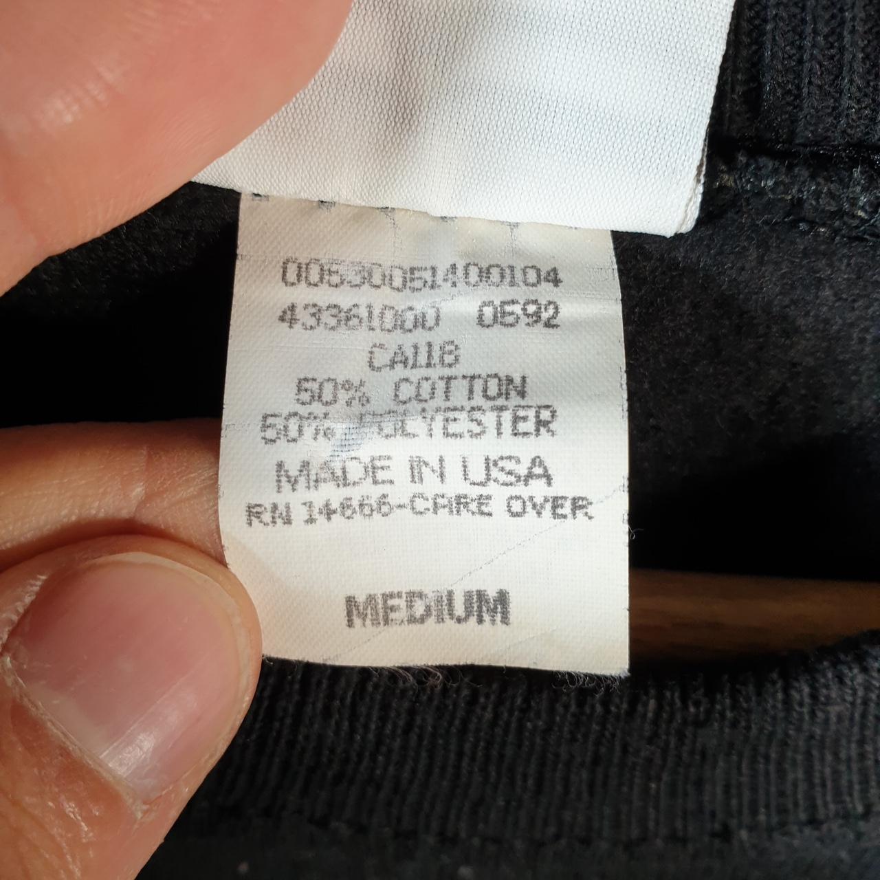 Vintage Lee Heavyweight Sweatshirt Womens Medium Black USA Pullover Zebra