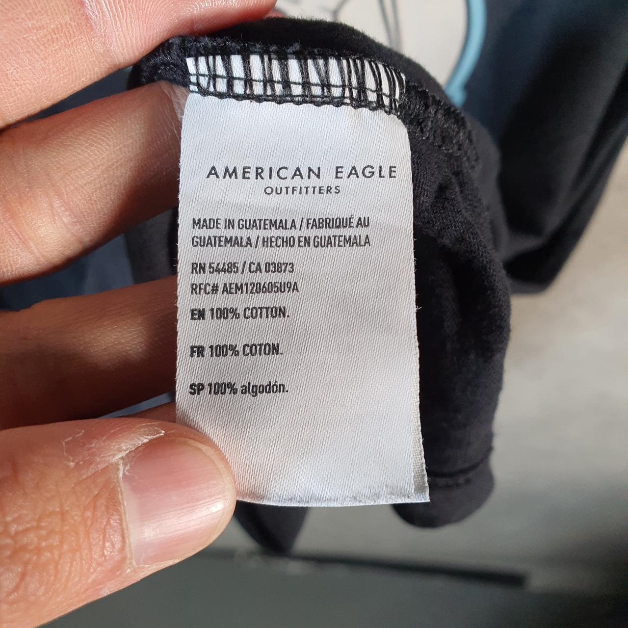 Vintage Disney American Eagle Land Mickey Mouse T Shirt Men’s Large Black Graphic