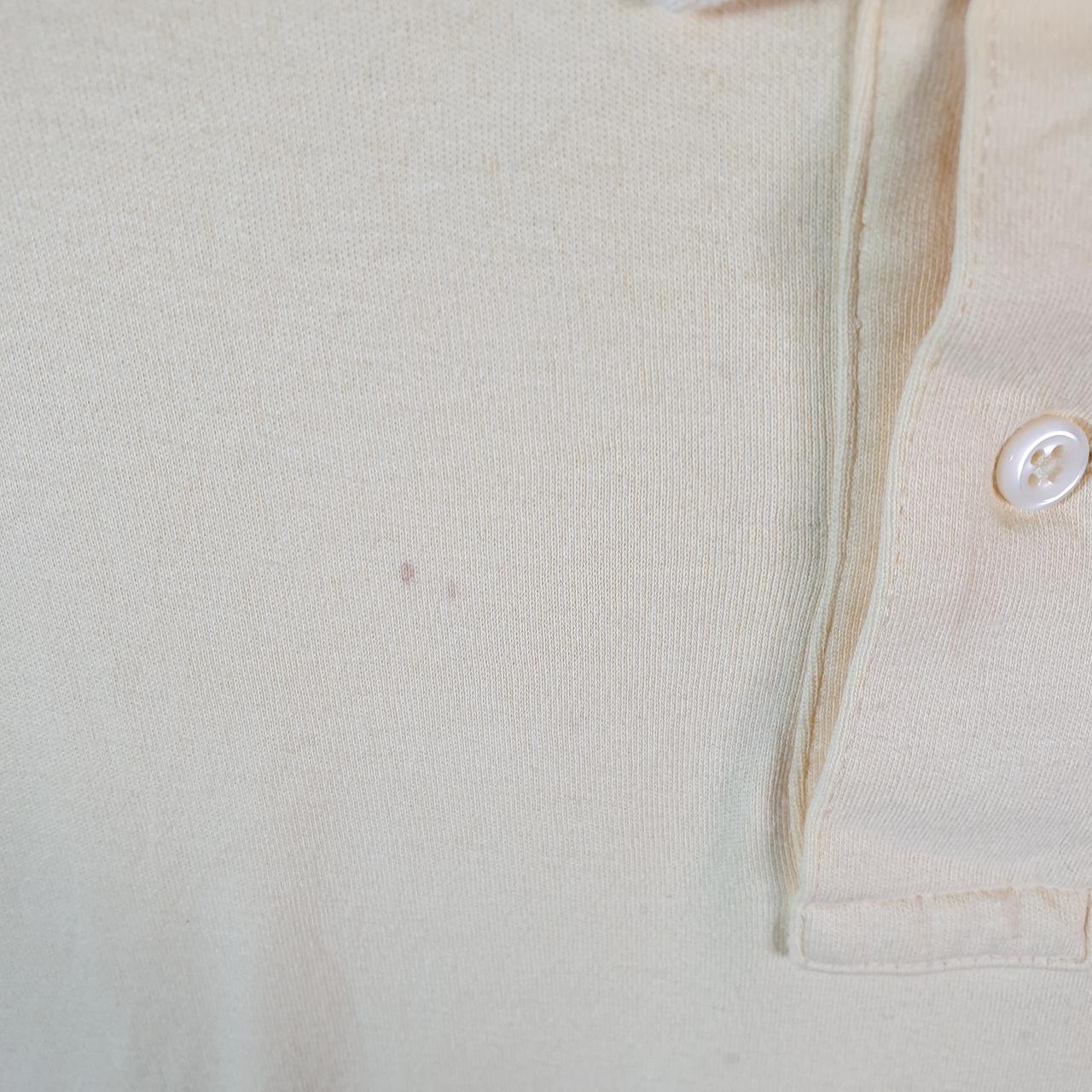 Vintage Ralph Lauren Polo Shirt Men’s Large Yellow Cotton Embroidered Pony