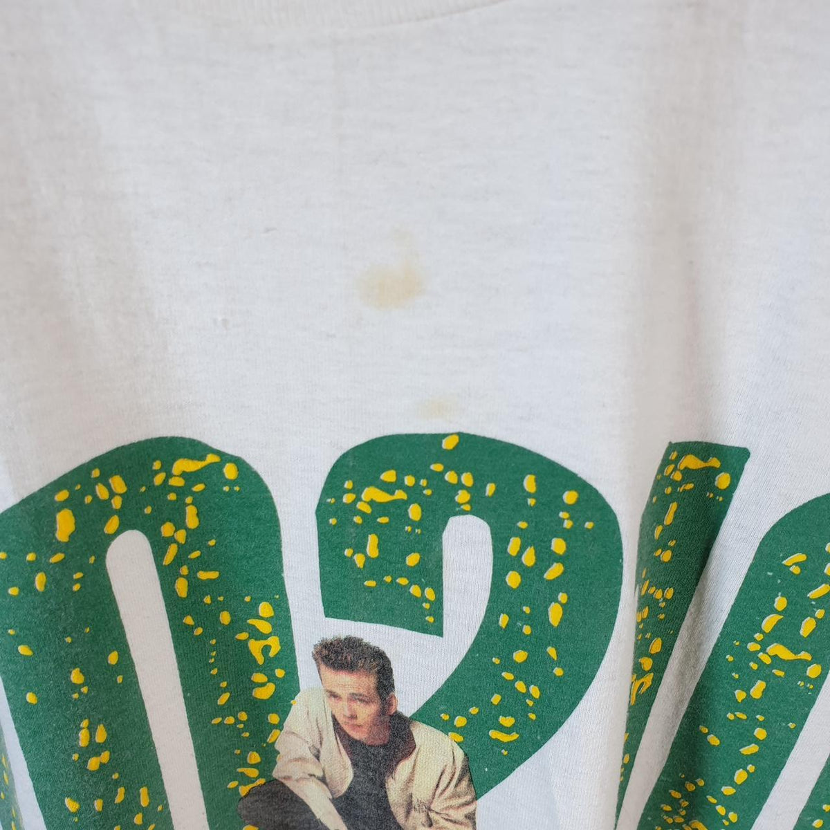 Vintage Hanes 90210 Beverley Hills 90s USA Single Stitch T Shirt Men’s XL White C9411