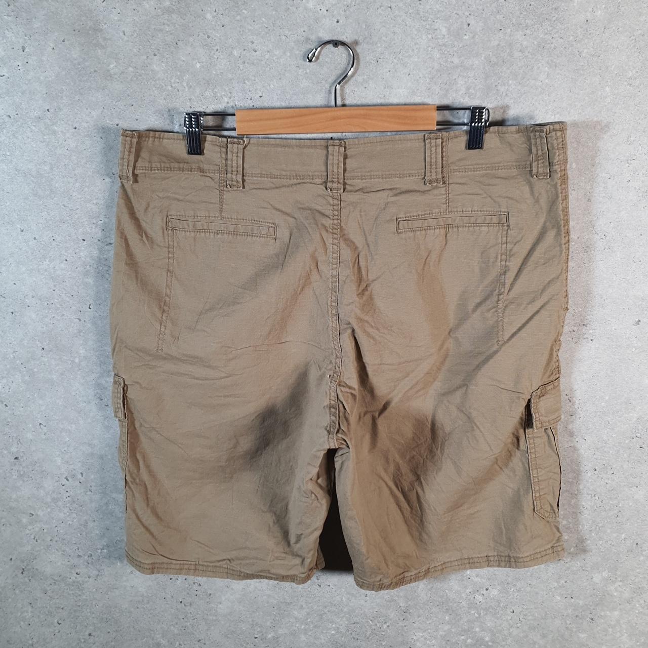 Vintage Wrangler Chino Shorts Jorts Cargo Men’s W40 Brown Baggy Cotton A4241