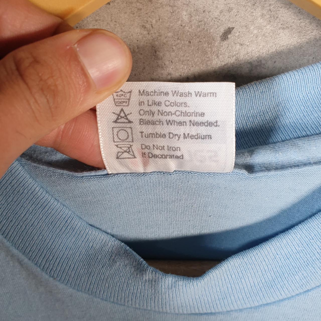 Vintage Hanes 1991 Kansas Garden City USA Single Stitch T Shirt Men’s Large Blue