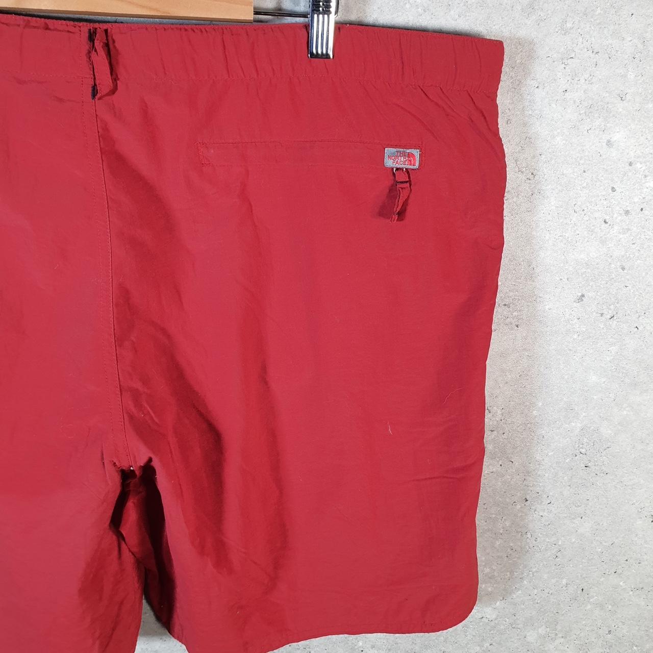 Vintage The North Face TNF Shorts Jorts Chino Cargo Men’s XL Red Baggy Cotton