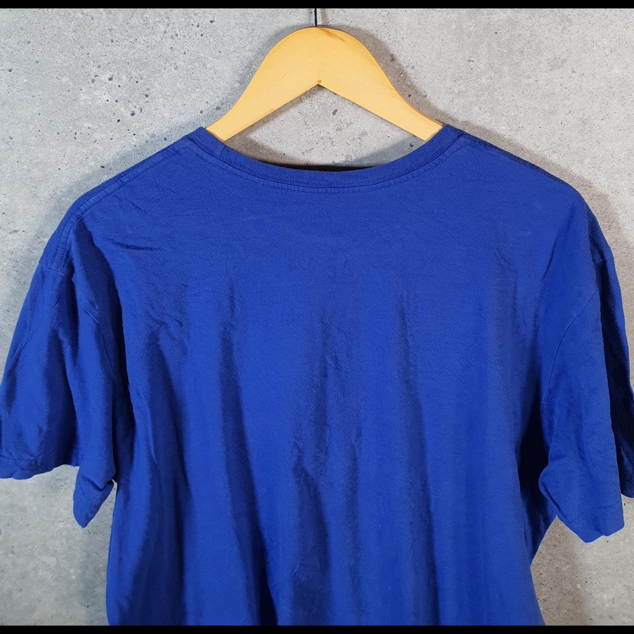 Vintage Ralph Lauren Polo T Shirt Men’s Large Blue Embroidered Pony Classic Fit C9138