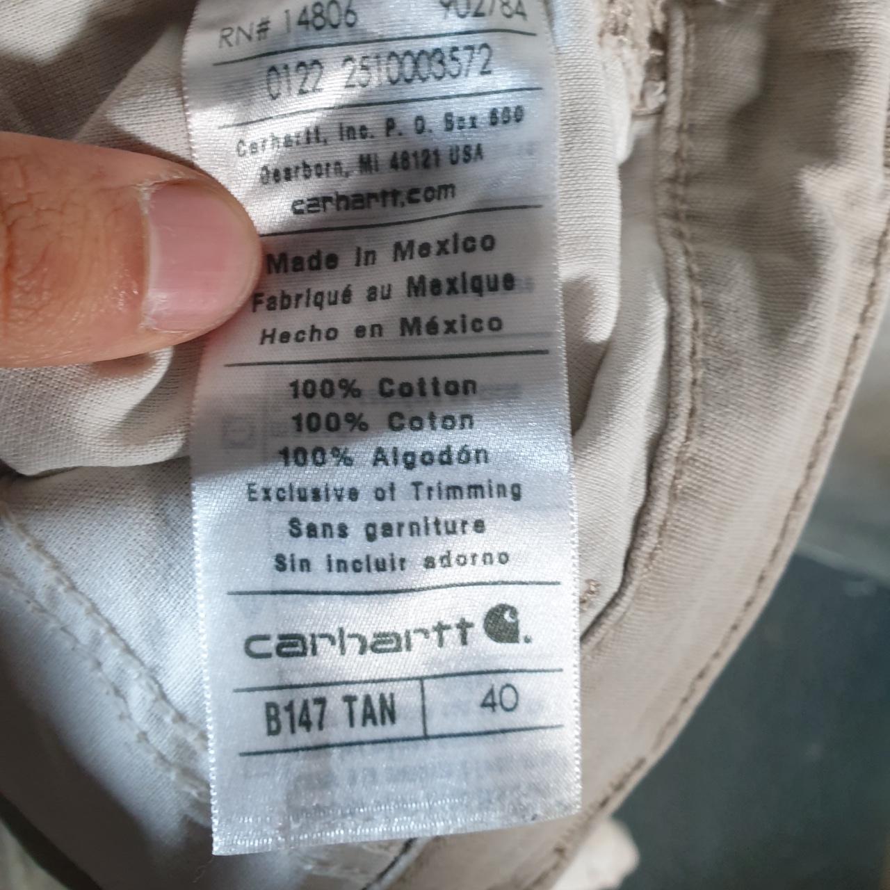 Vintage Carhartt Baggy Carpenter Shorts Jorts Cargo Men’s W40 Brown Relaxed Fit Workwear