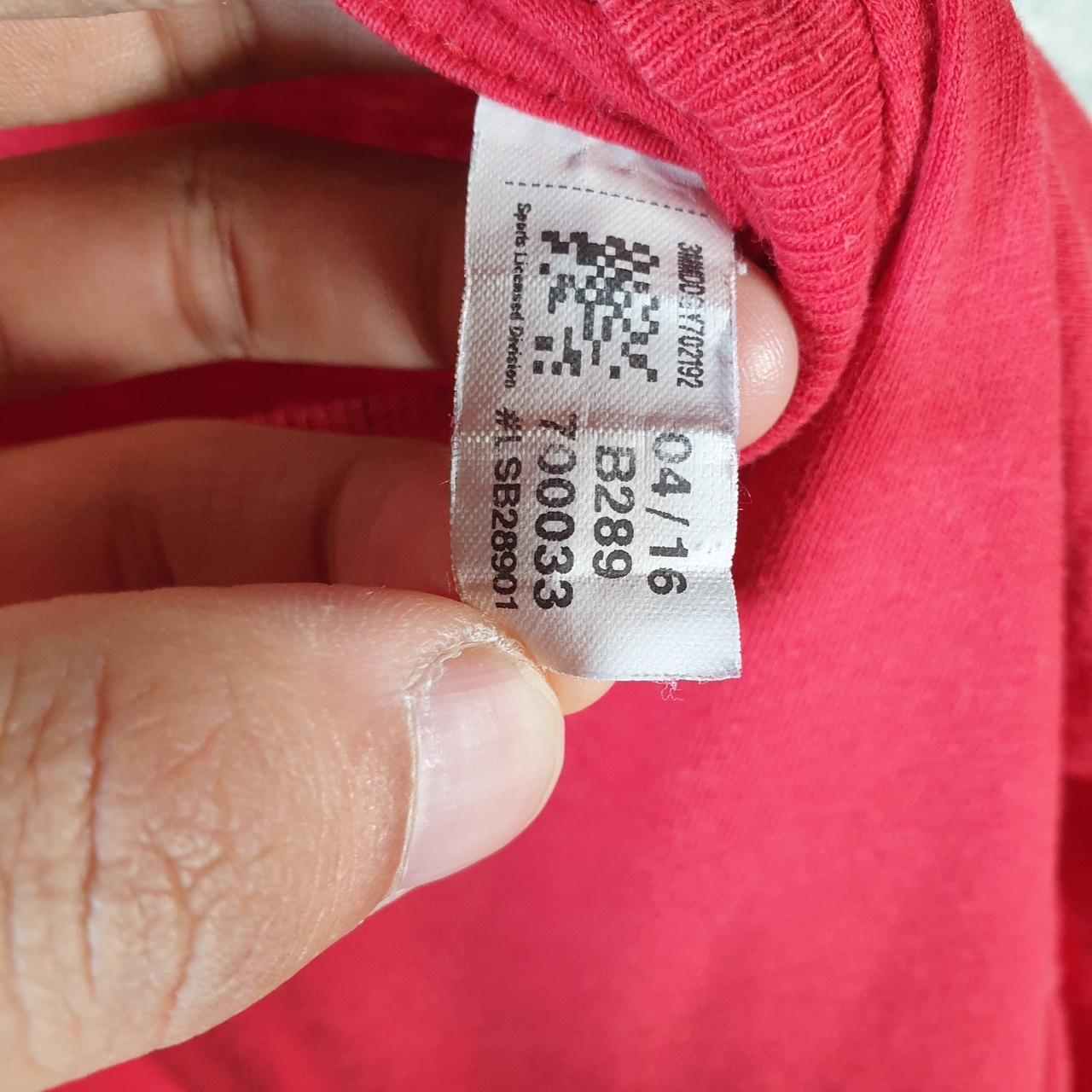 Vintage Adidas Go To Tee T Shirt Mens XL Red Three Stripes Logo Athletic