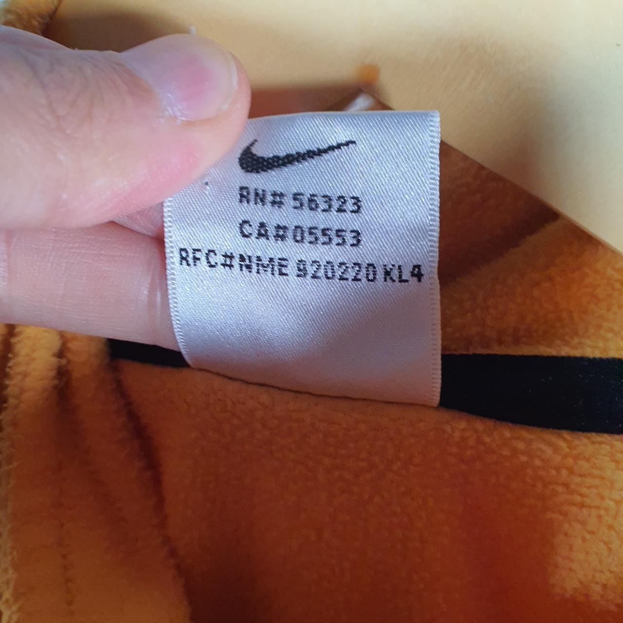 Vintage Nike 90s Therma Fit Fleece Sweatshirt Men’s Large Yellow Y2K 1/4 Zip Pullover