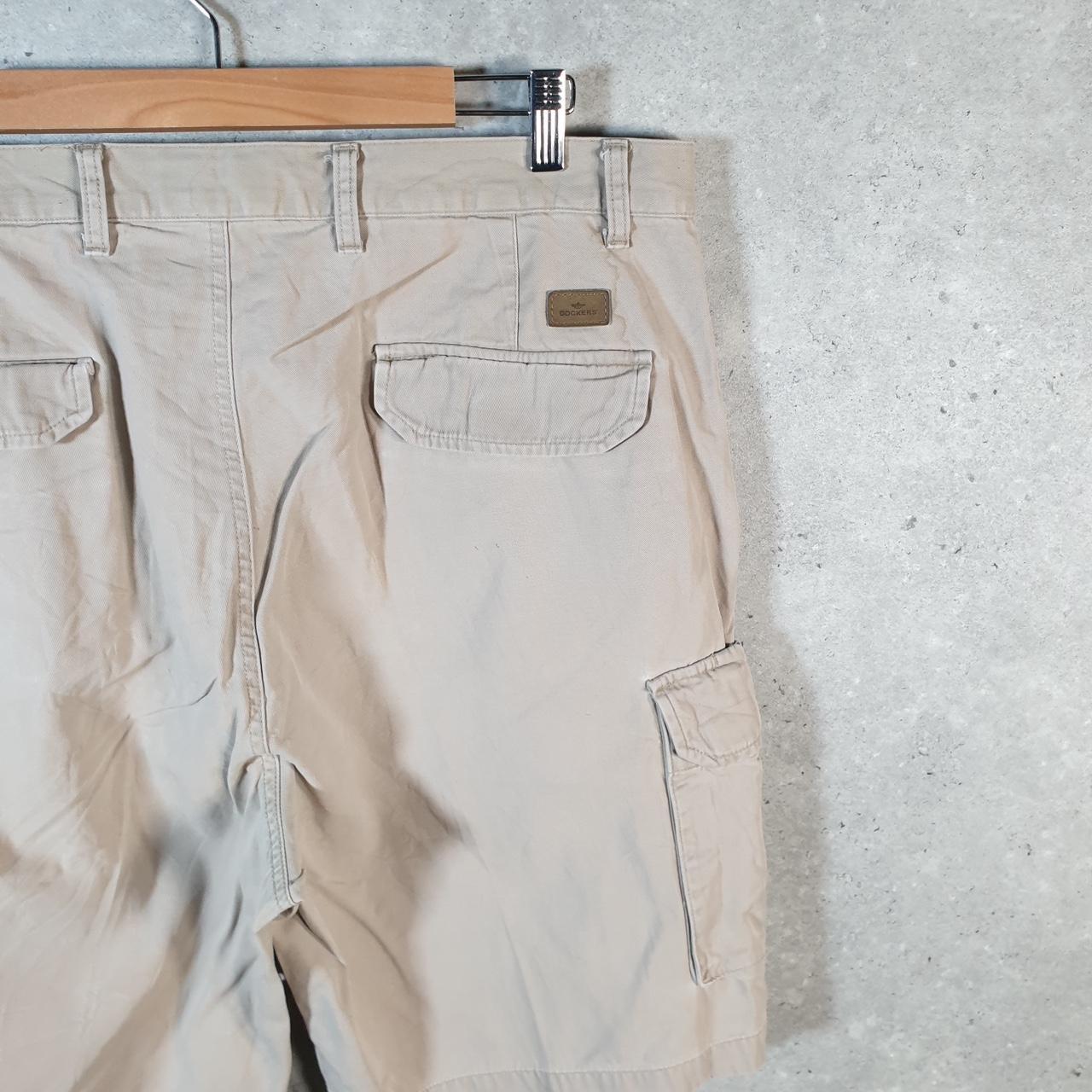 Vintage Dockers Shorts Jorts Cargo Men’s W38 Beige Baggy Cotton