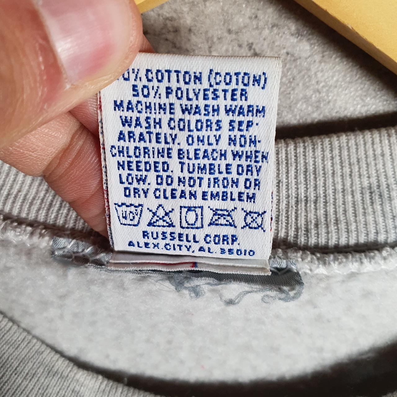 Vintage Russell Athletic Baggy USA Sweatshirt Youth XL Grey Pullover